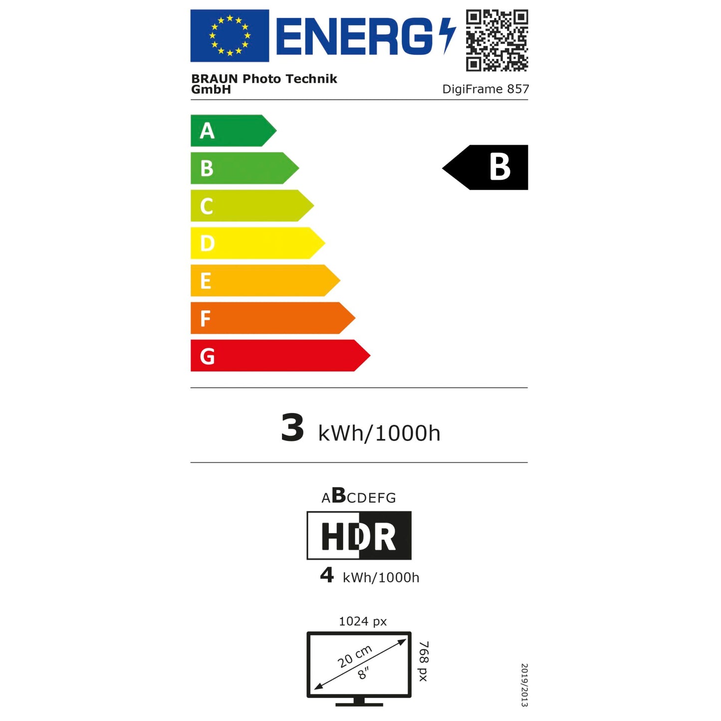 Braun DigiFrame 857 20,32cm (8 )