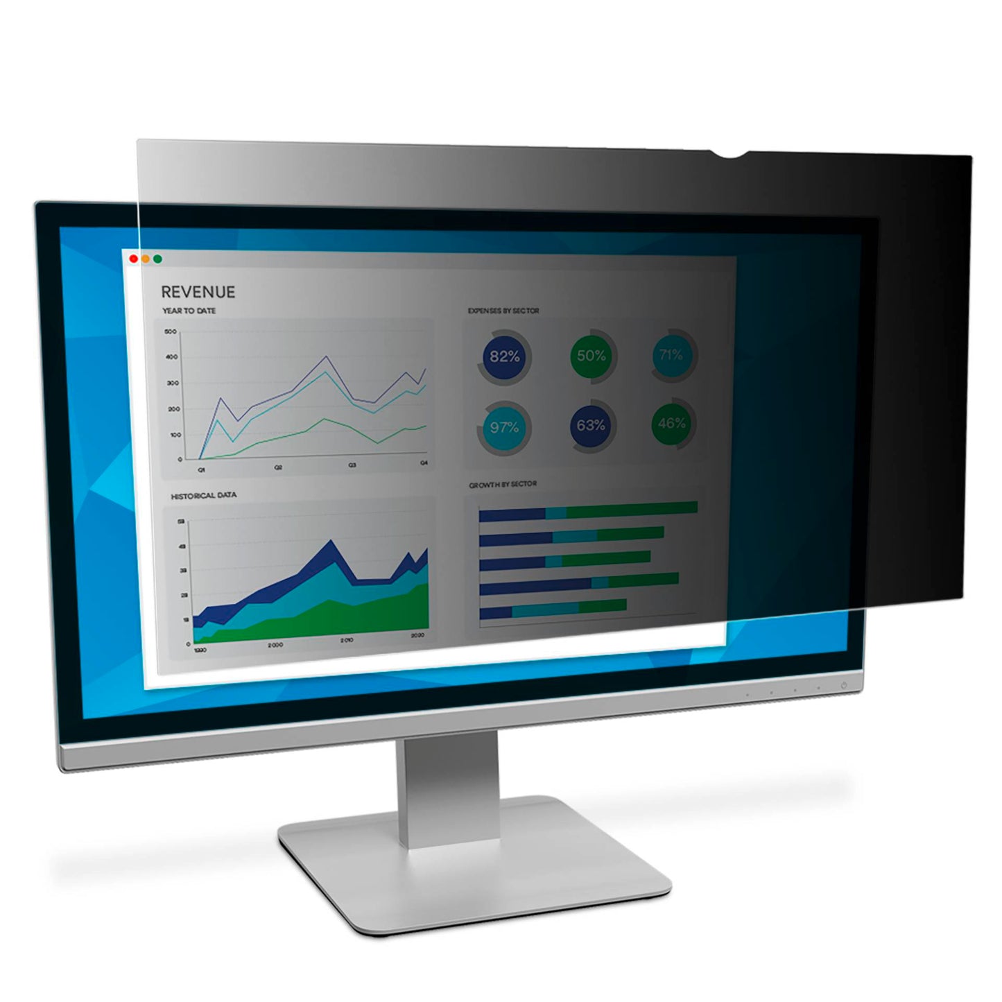 3M PF235W9B Privacy Filter for Widescreen Monitor 23.5