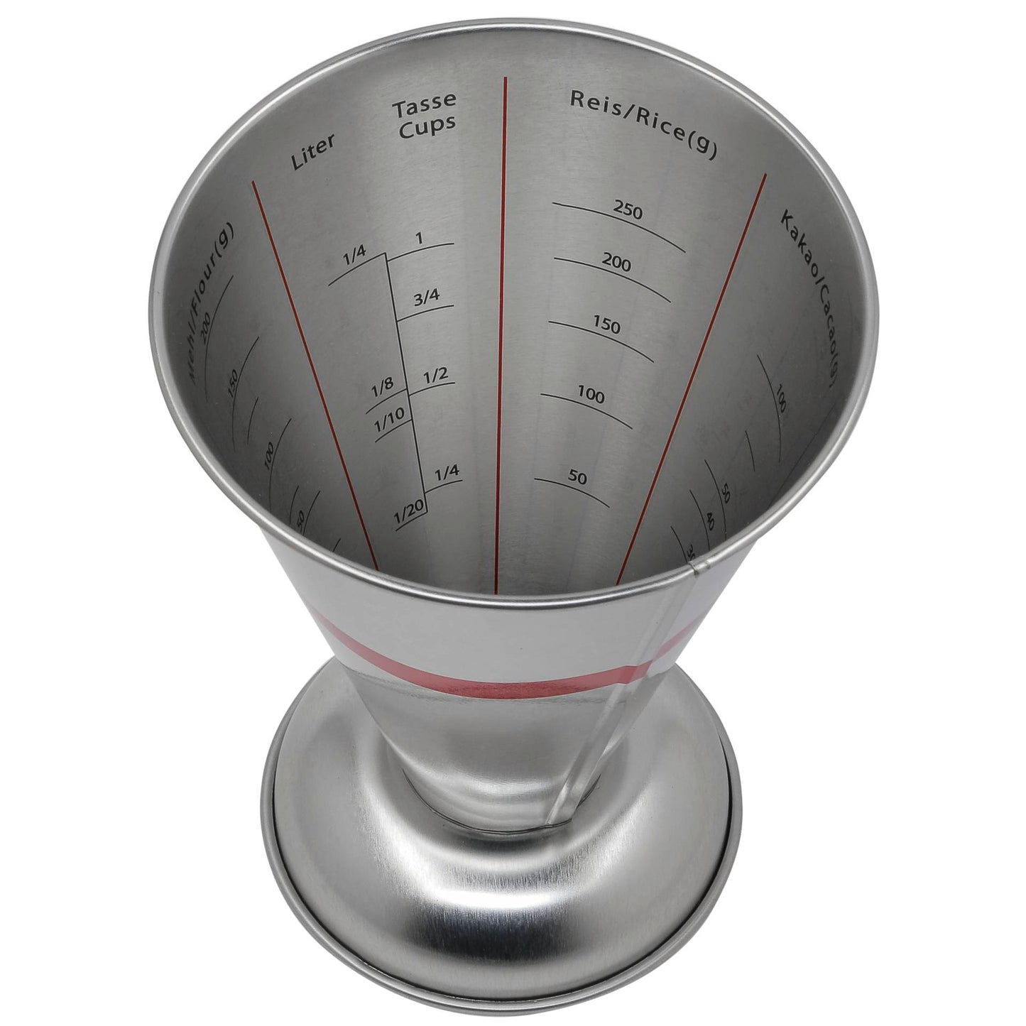 KAISER Patisserie measuring cup funnel-shaped, integrated scale