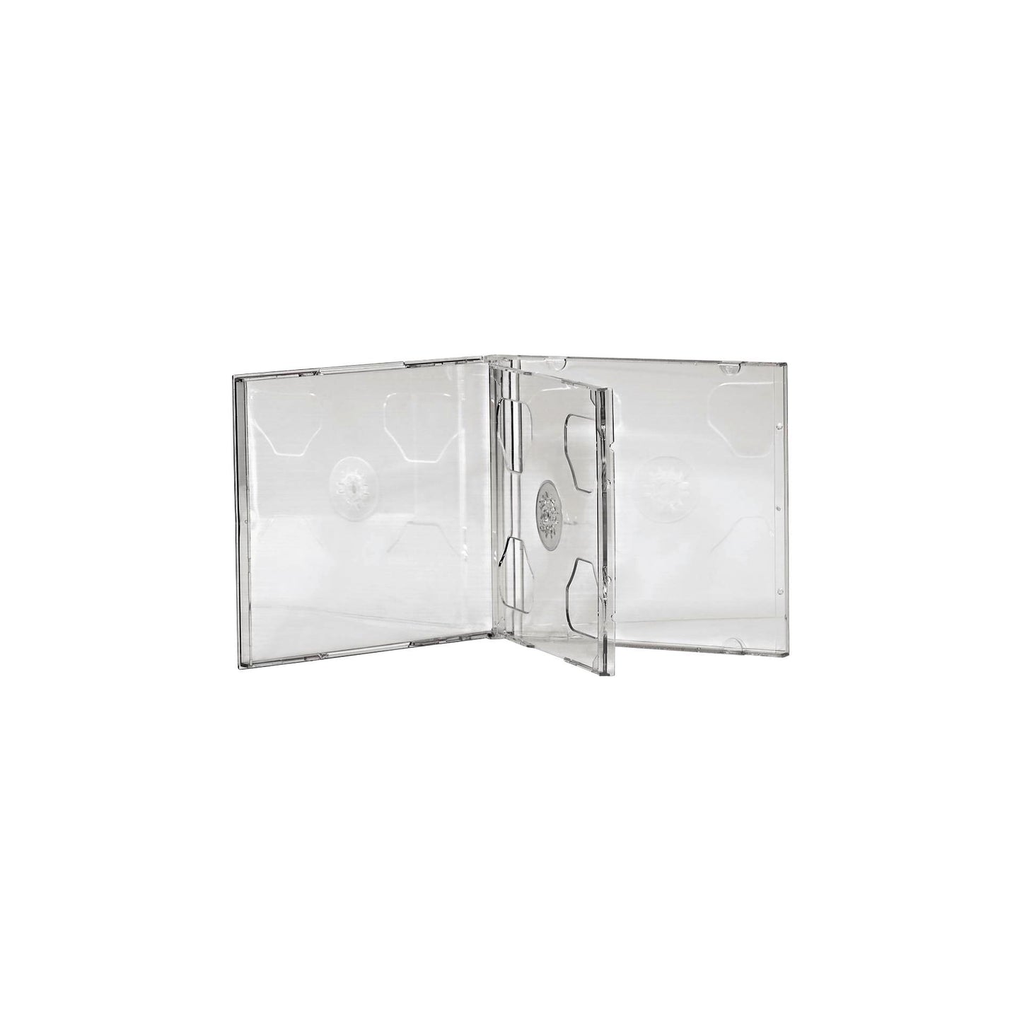 Hama CD-Double-Box pack of 5 Transparent Jewel-Case 44752