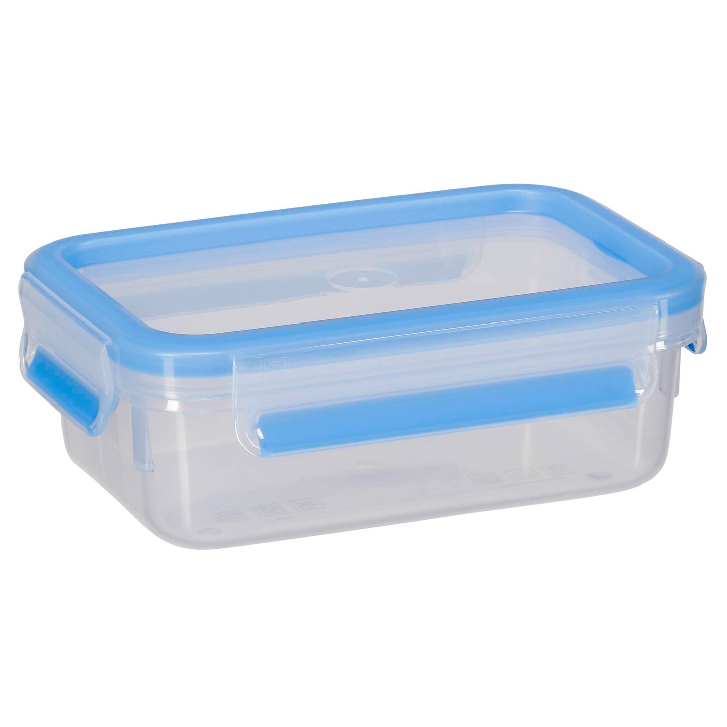 Emsa Food Clip&Close transp./blue 3p Pack 0,55L