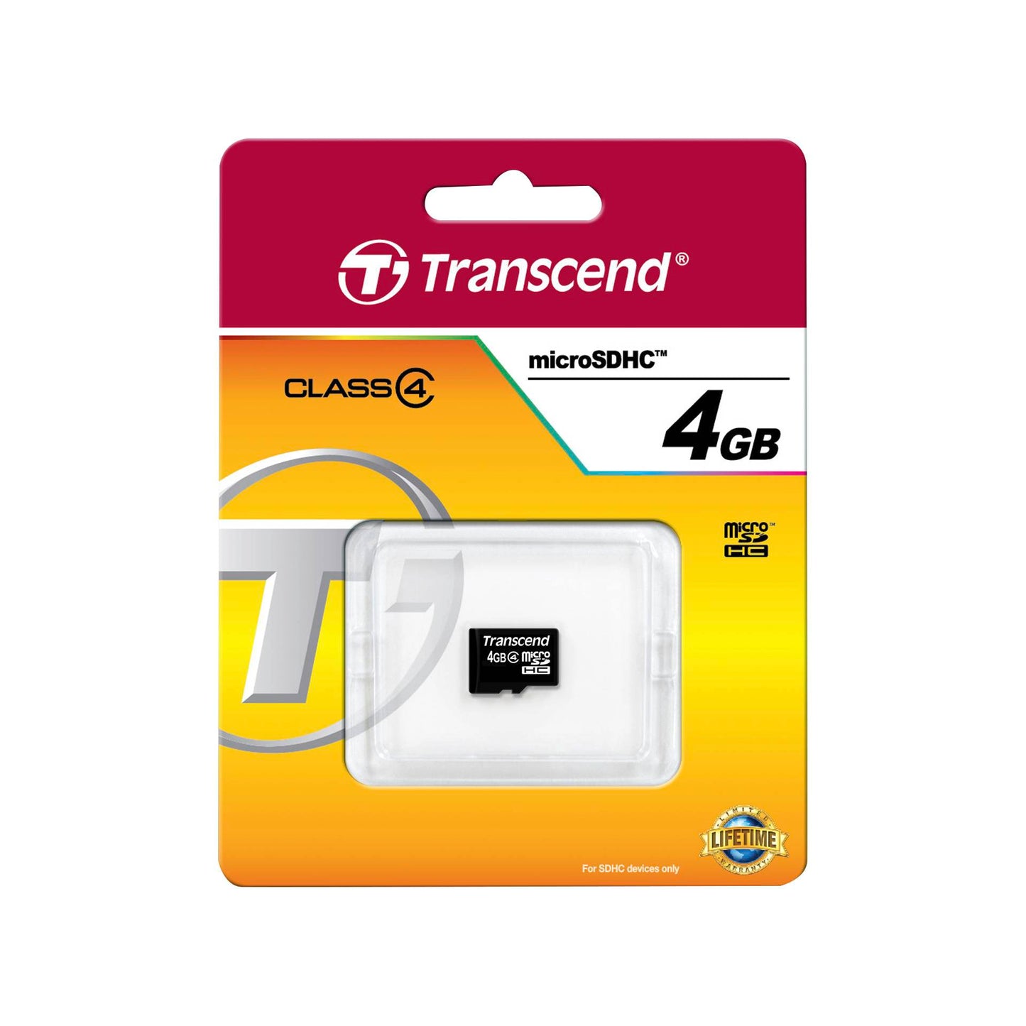 Transcend microSDHC 4GB Class 4