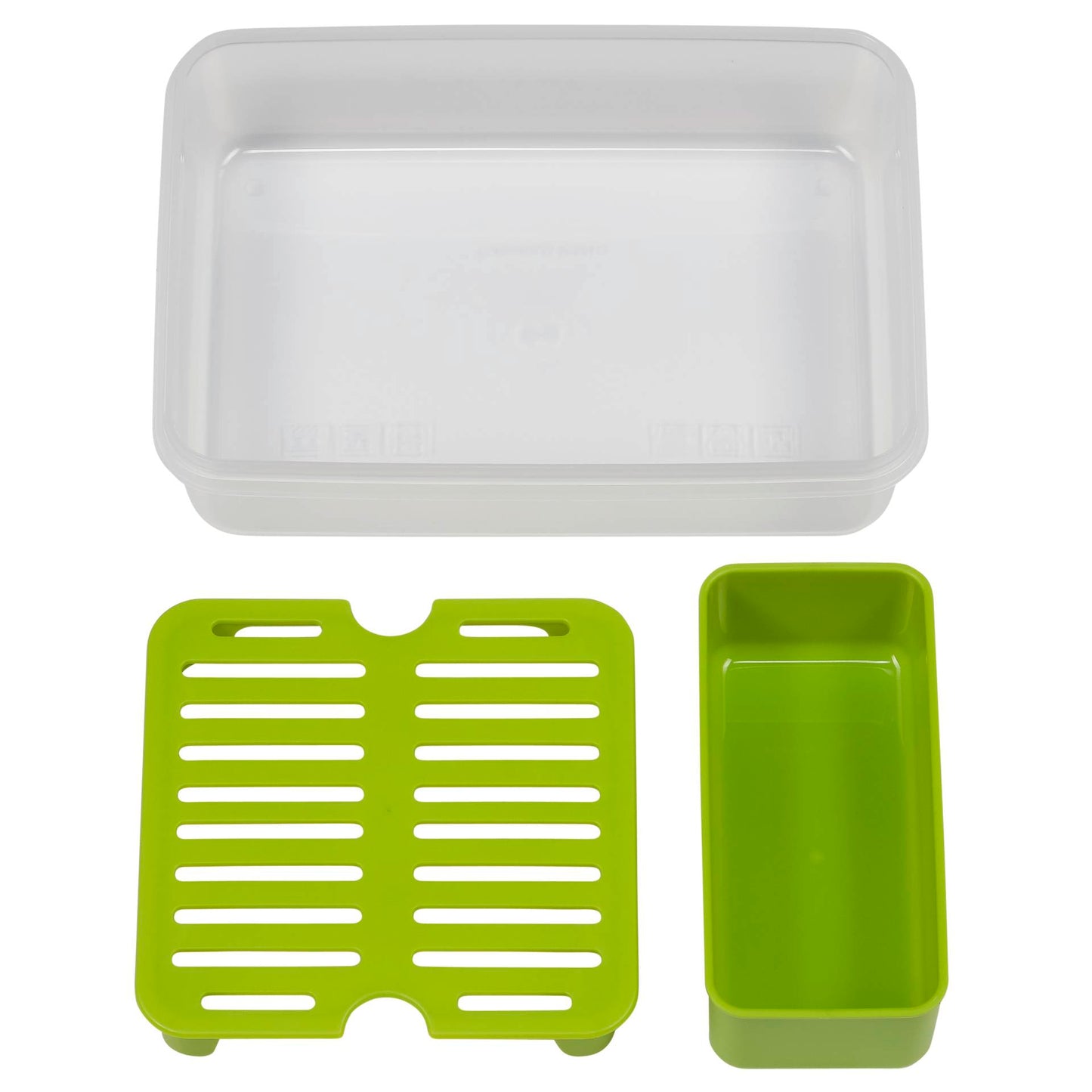 Emsa Clip&Go Brunchbox 518099 1,2l Transparent/Green