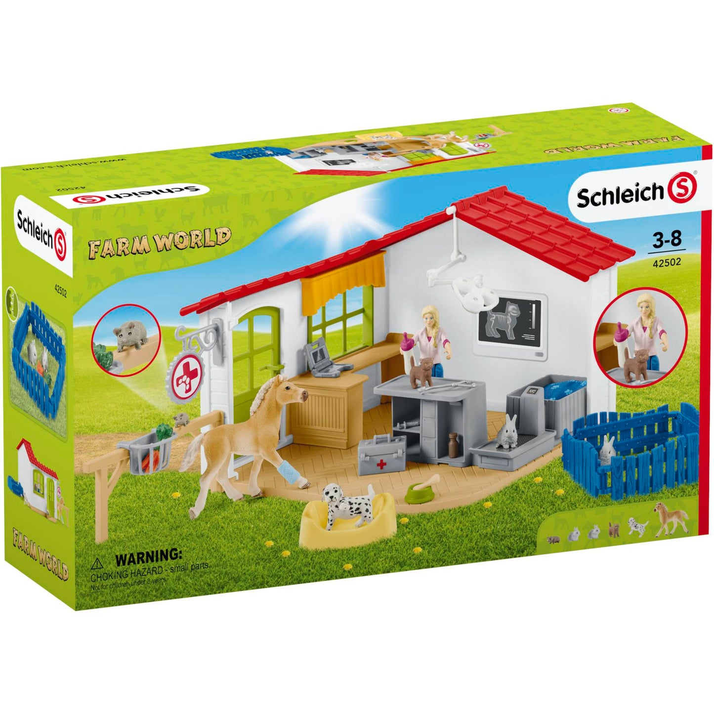 Schleich Farm World 42502 Veterinarian practice with pets