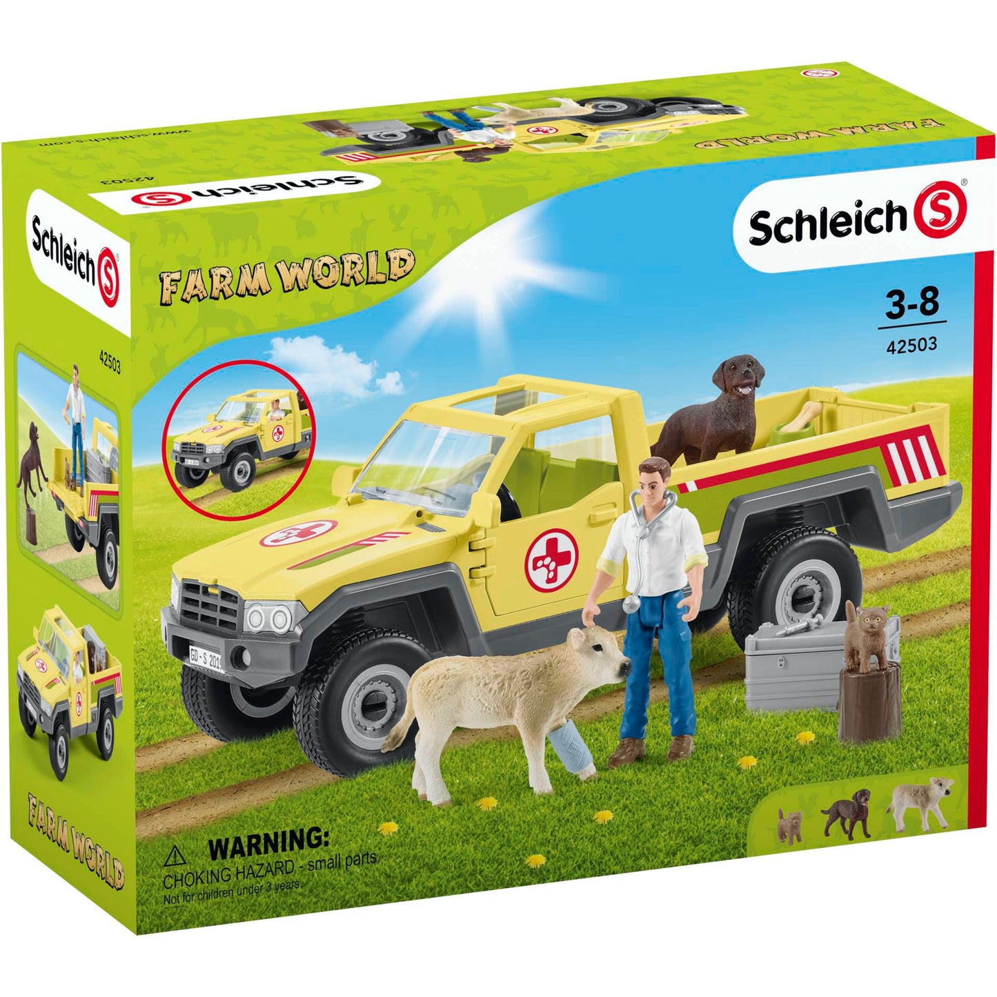 Schleich Farm World 42503 Veterinarian visit at the farm