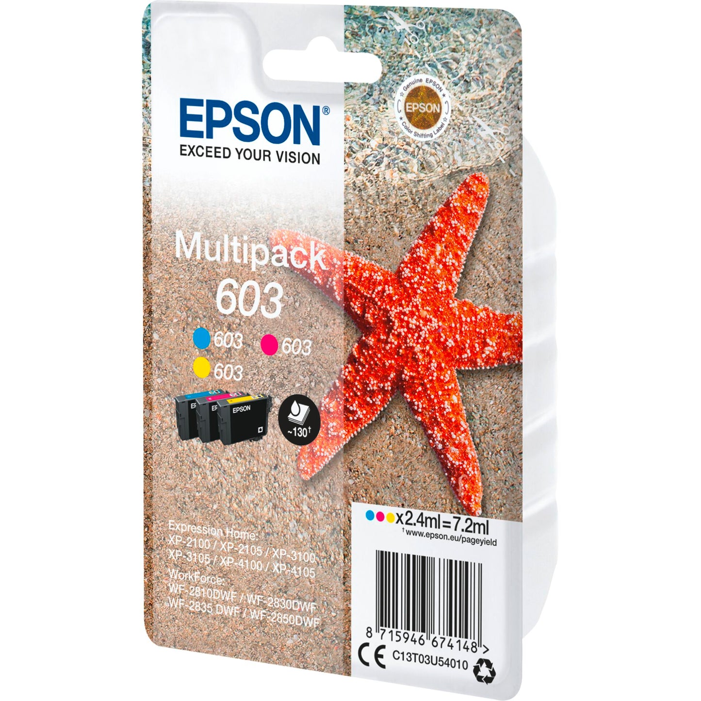 Epson Multipack 3-Colours 603 T 03U5