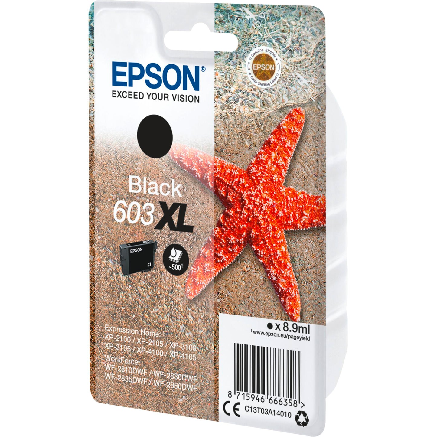 Epson ink cartridge black 603 XL T 03A1