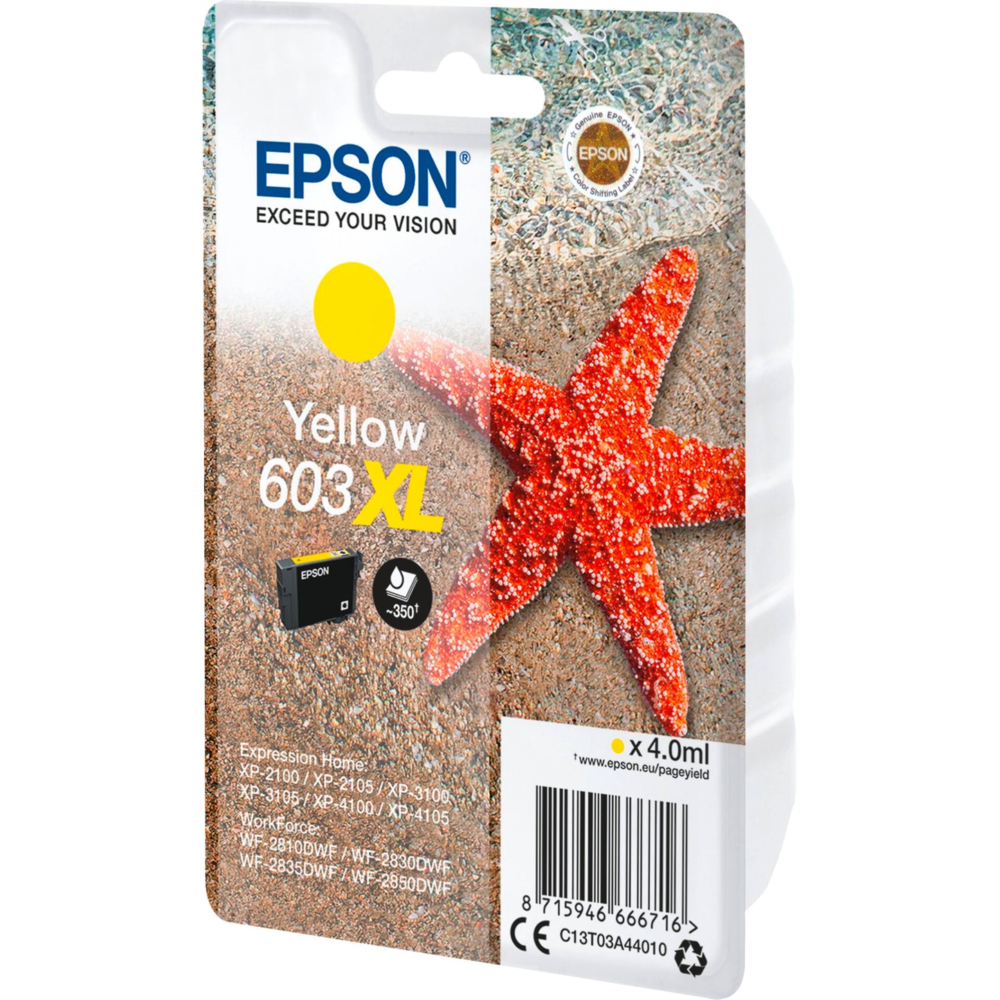 Epson ink cartridge yellow 603 XL T 03A4