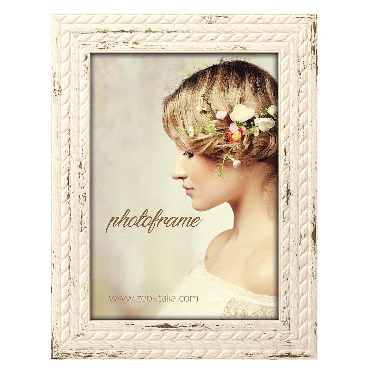 ZEP Livia White            15x20 Resin Portrait YT268W