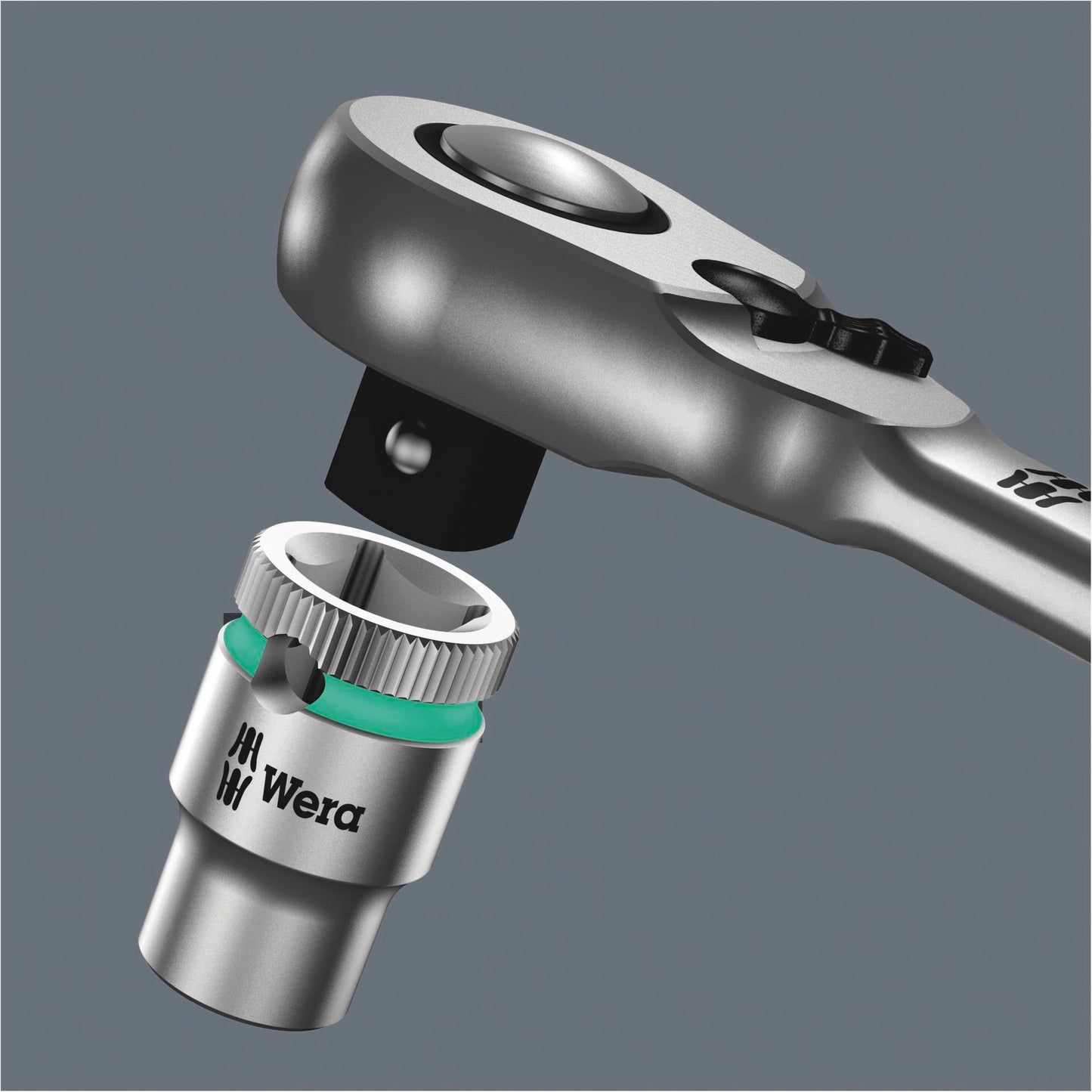 WERA 8004 C Zyklop met. ratchet 1/2 drive
