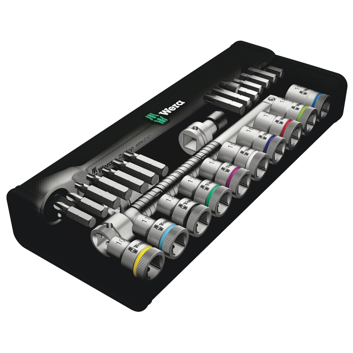 WERA 8100 SC 8 Zyklop metal ratchet set