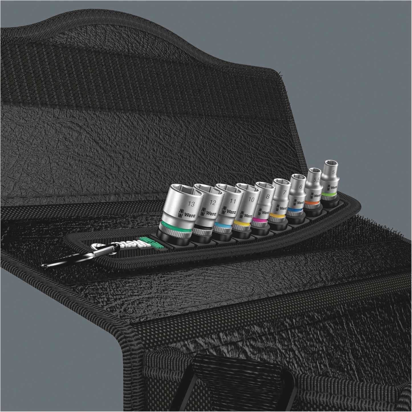 WERA Belt A 4 Zyklop 1/4 socket set