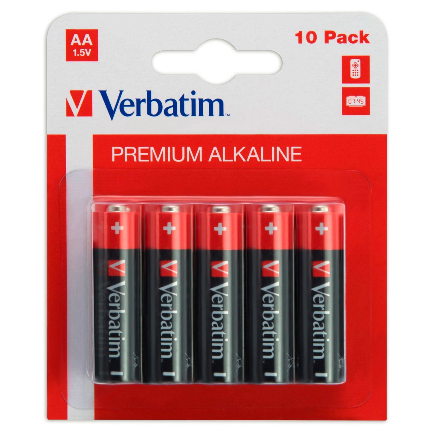 1x10 Verbatim Alcaline battery Migono AA LR 06 49875