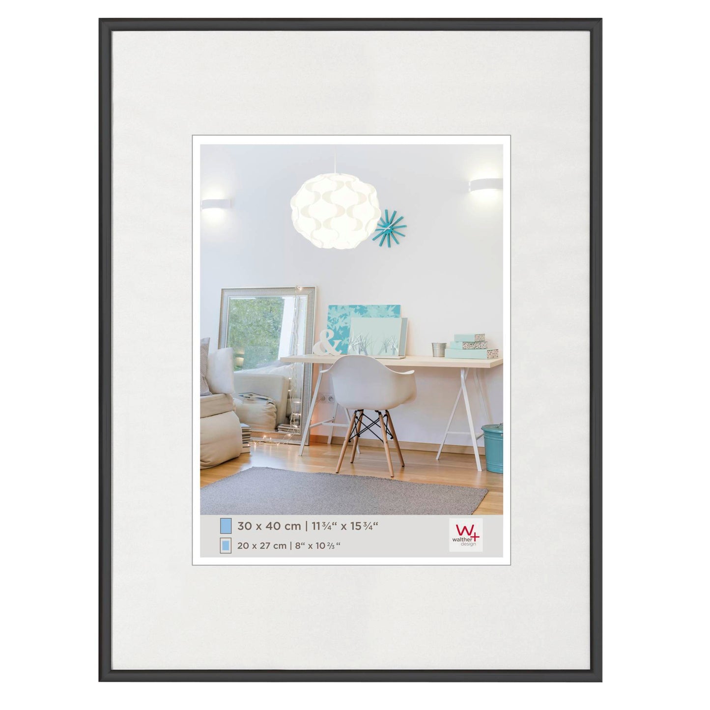 Walther New Lifestyle      30x40 Resin black KV040B