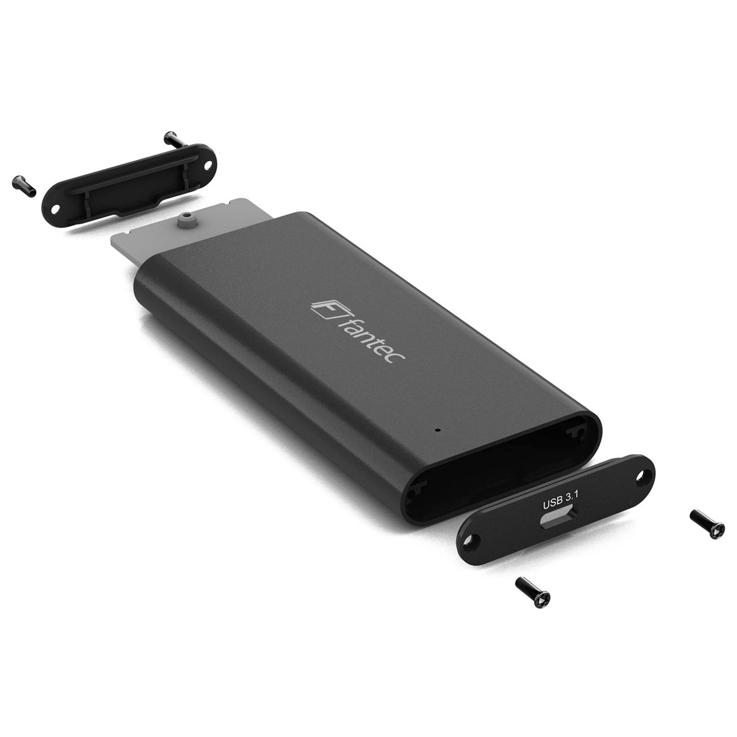 FANTEC NVMe31 black SSD Case USB 3.1