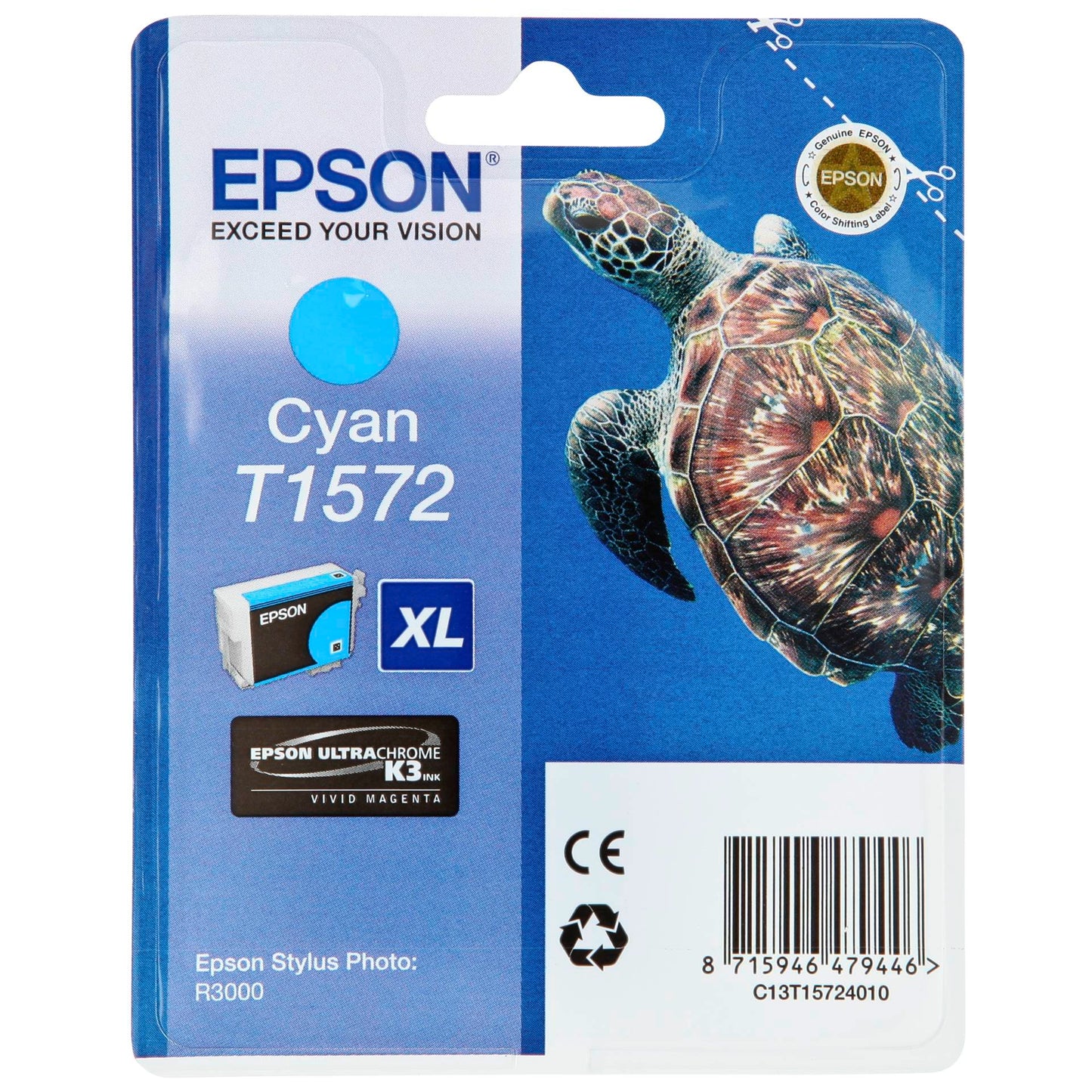 Epson ink cartridge cyan T 157 T 1572