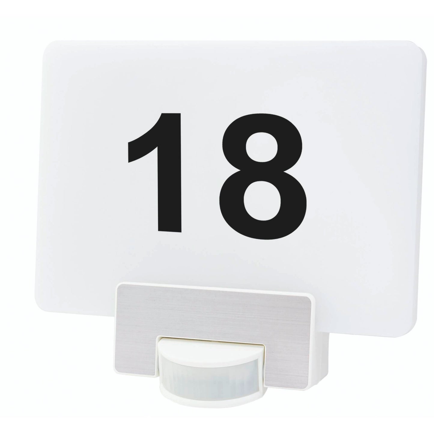 REV McSensor LED Wall Lamp with House number 12W white