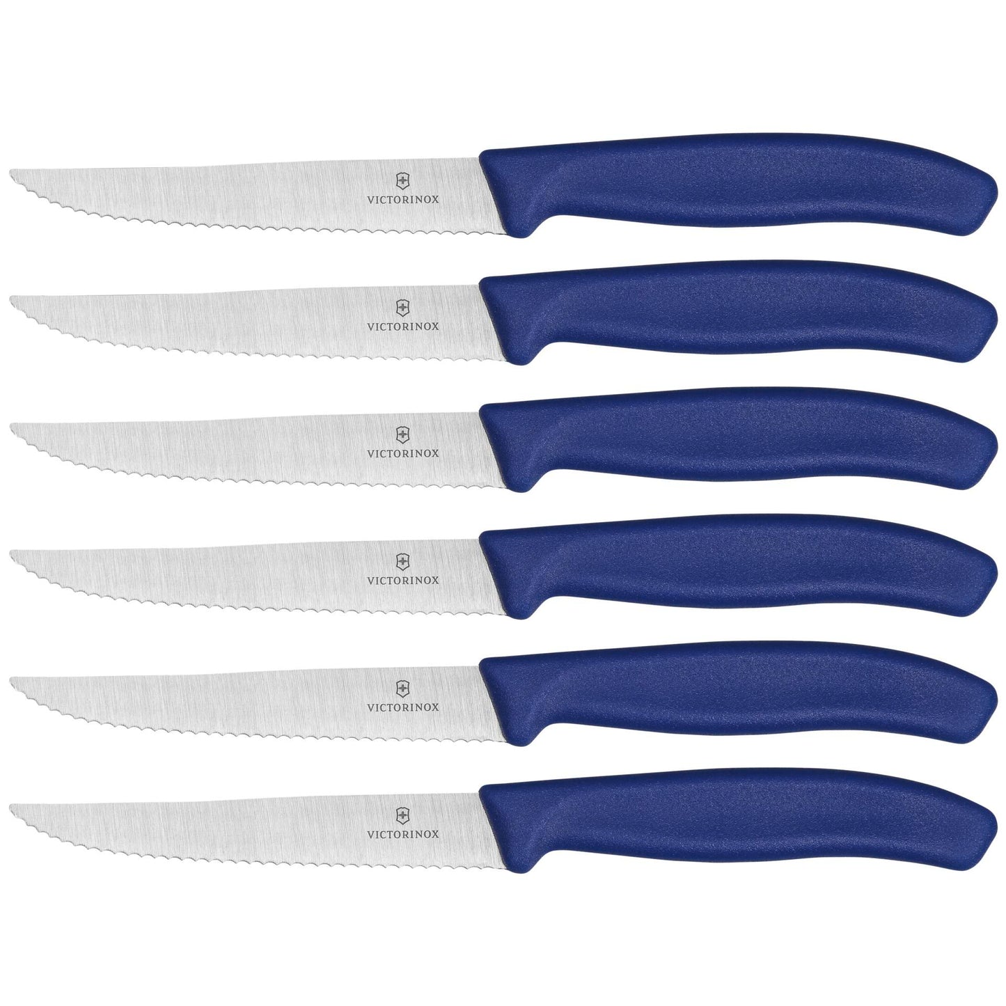 Victorinox Swiss Classic steak knife 6 pcs. blue