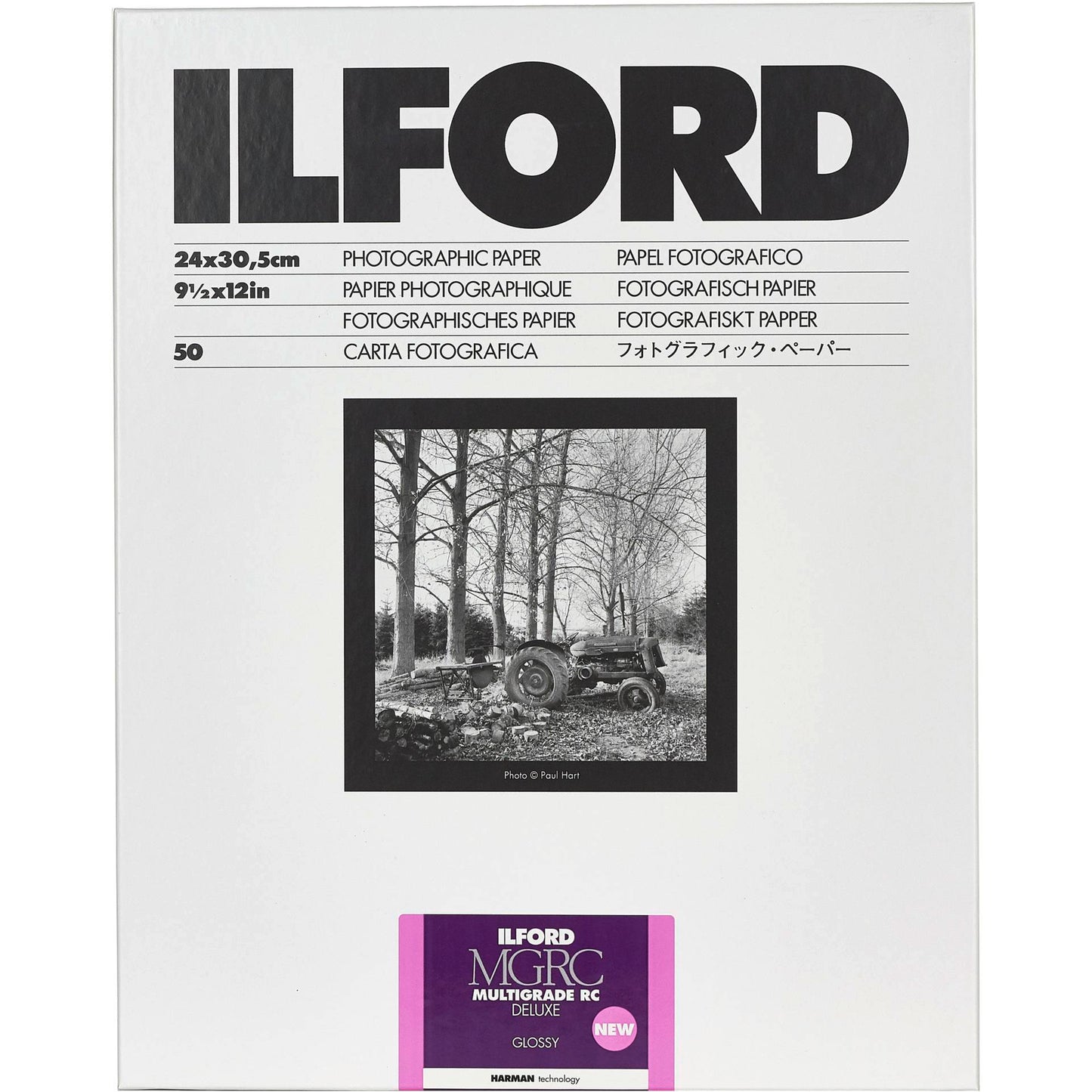 1x 50 Ilford MG RC DL 1M 24x30