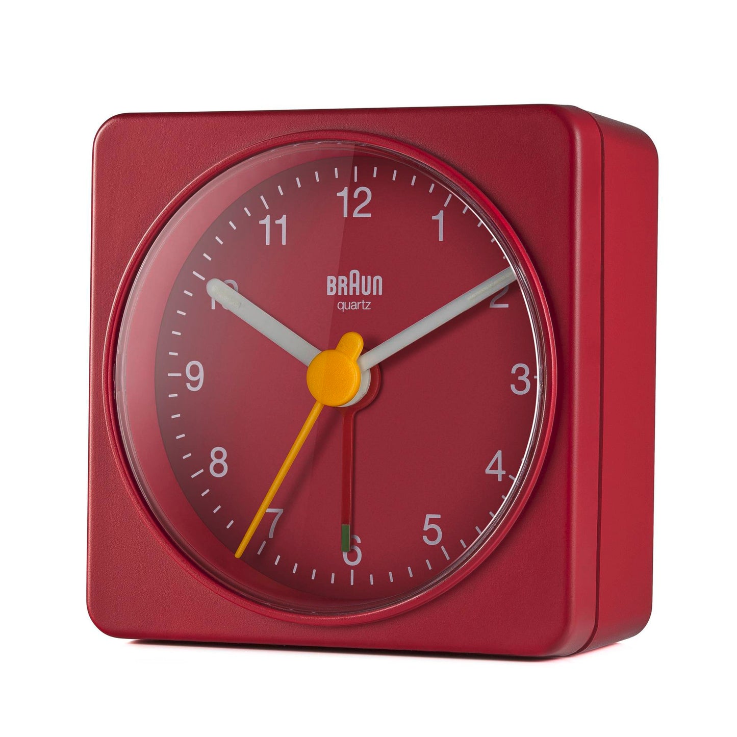 Braun BC 02 R quartz alarm clock red