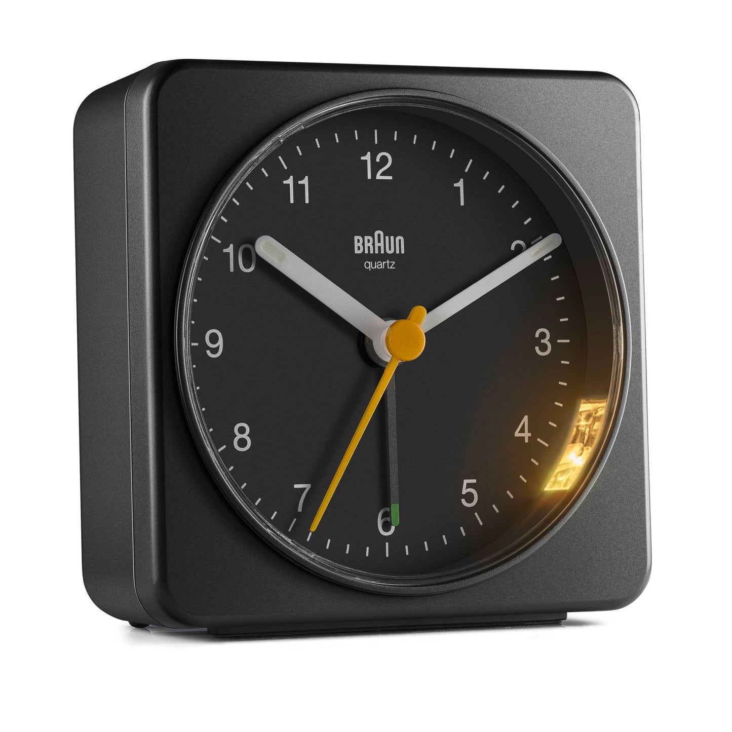 Braun BC 03 B quartz alarm clock analog black