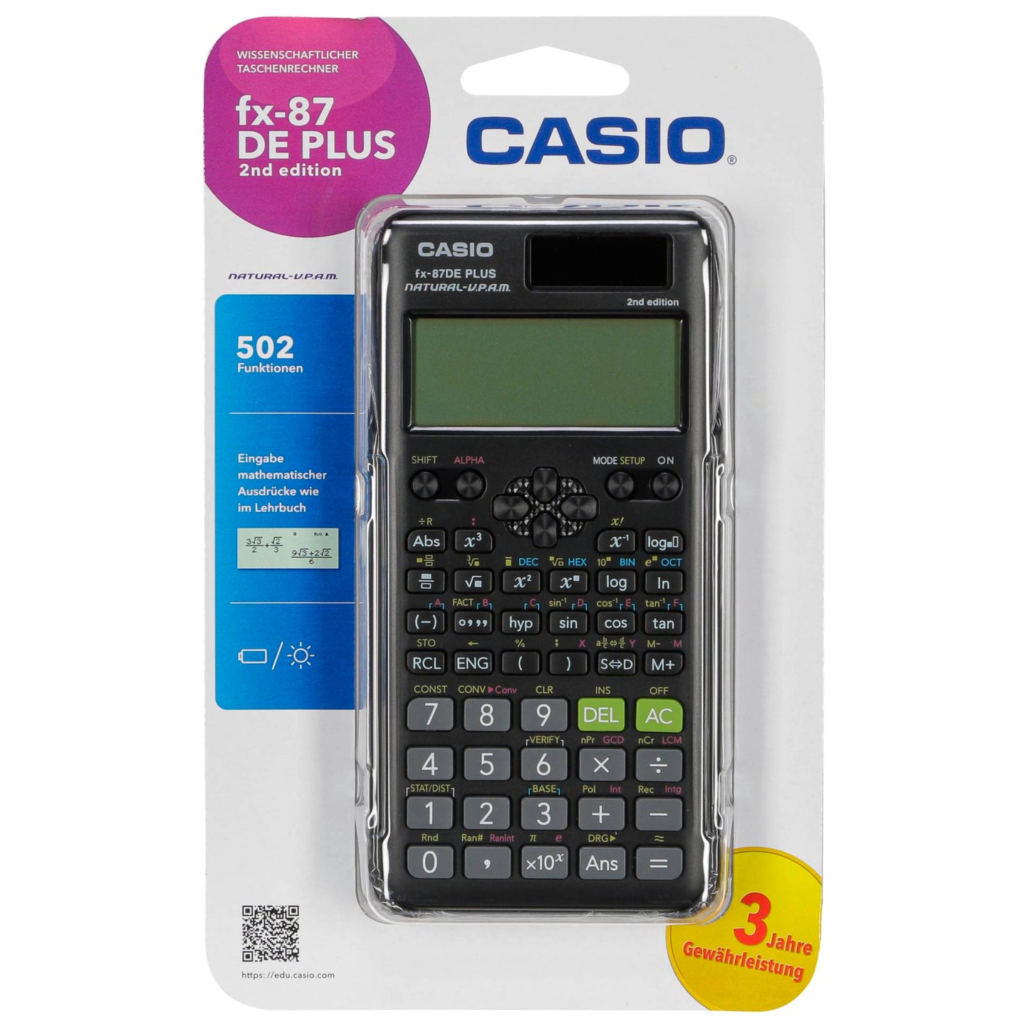 Casio FX-87DE Plus 2nd Edition