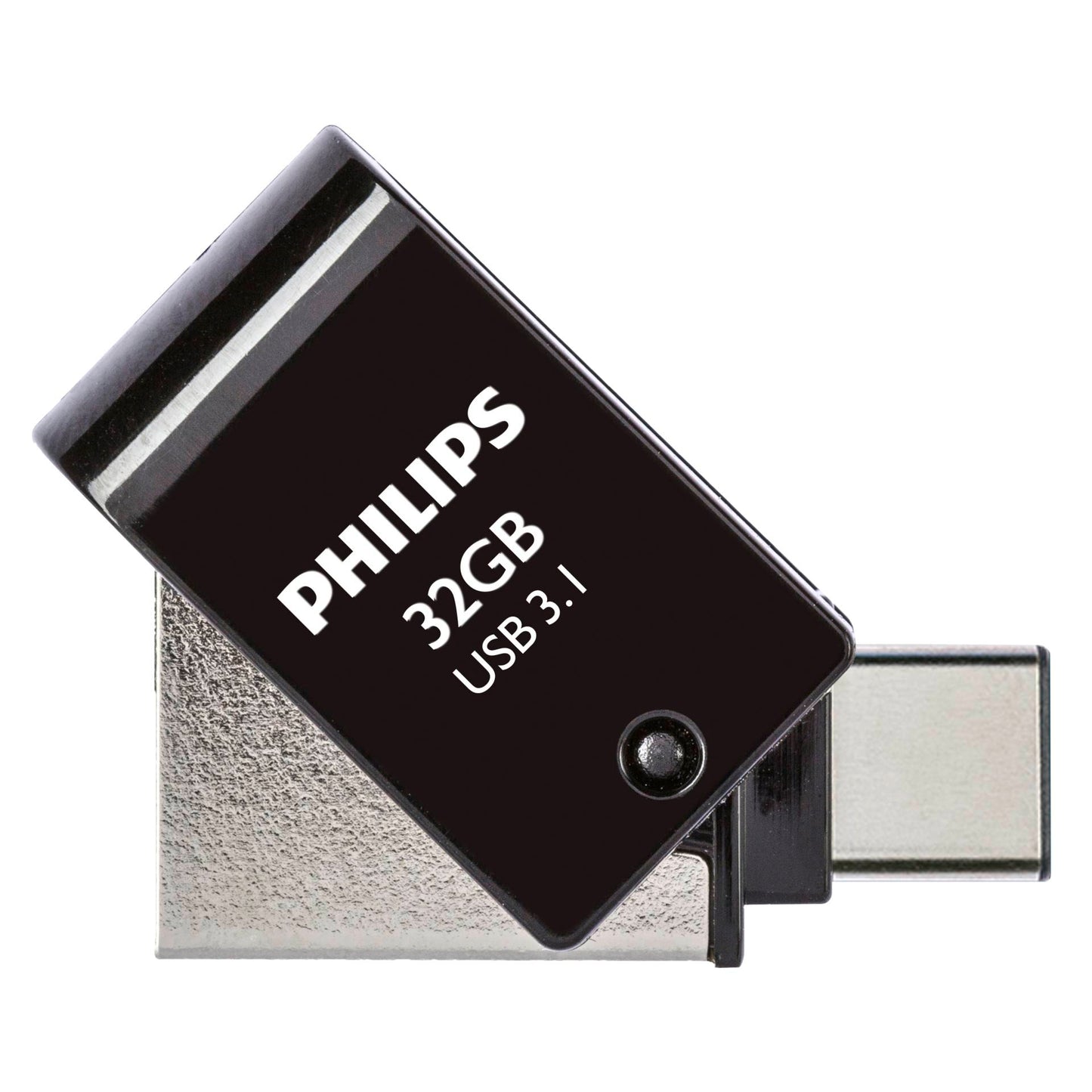 Philips 2 in 1 OTG 32GB USB 3.1 + USB C Midnight Black