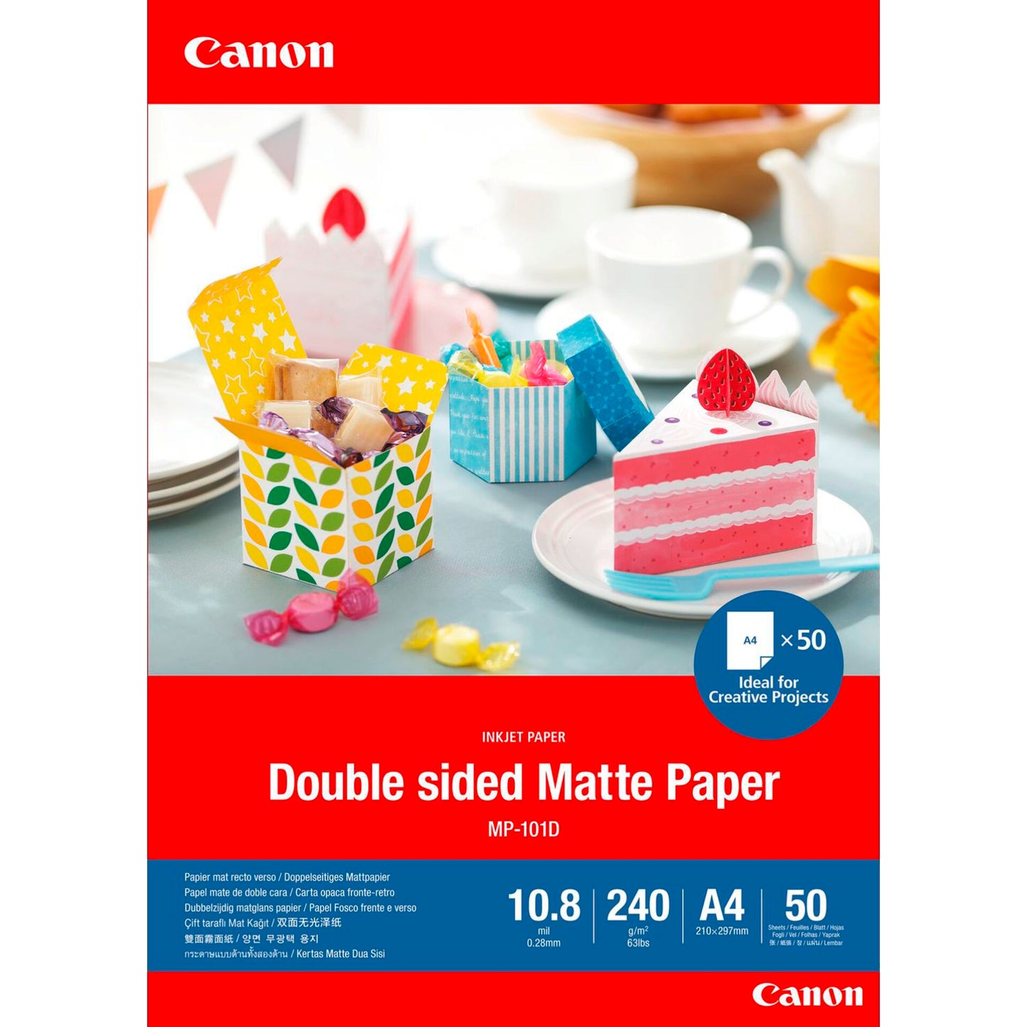 Canon MP-101 D A 4, 50 Sheets Double sided Matte Paper, 240 g