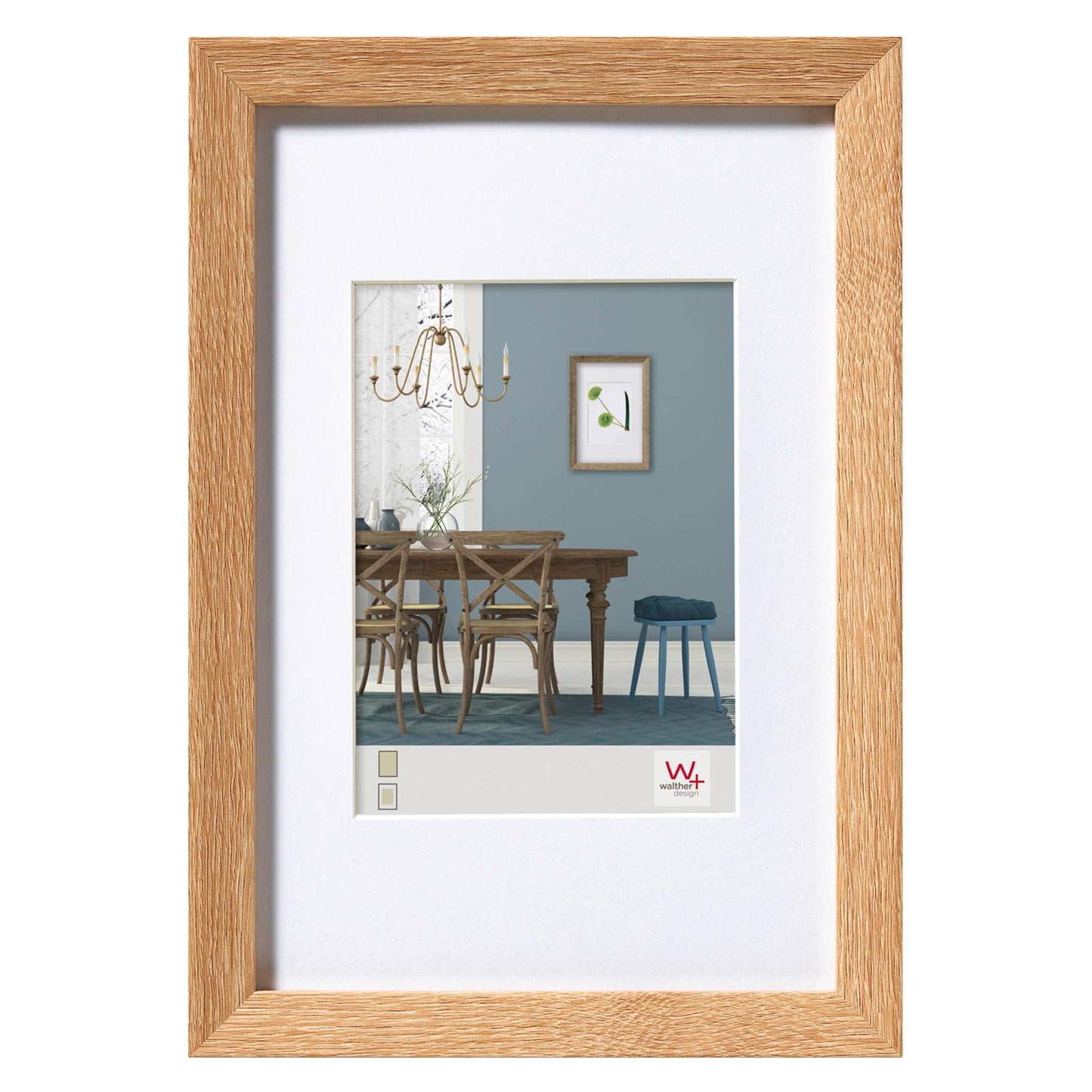 Walther Fiorito light oak 30x40 Wood incl. Passepartout EF040E