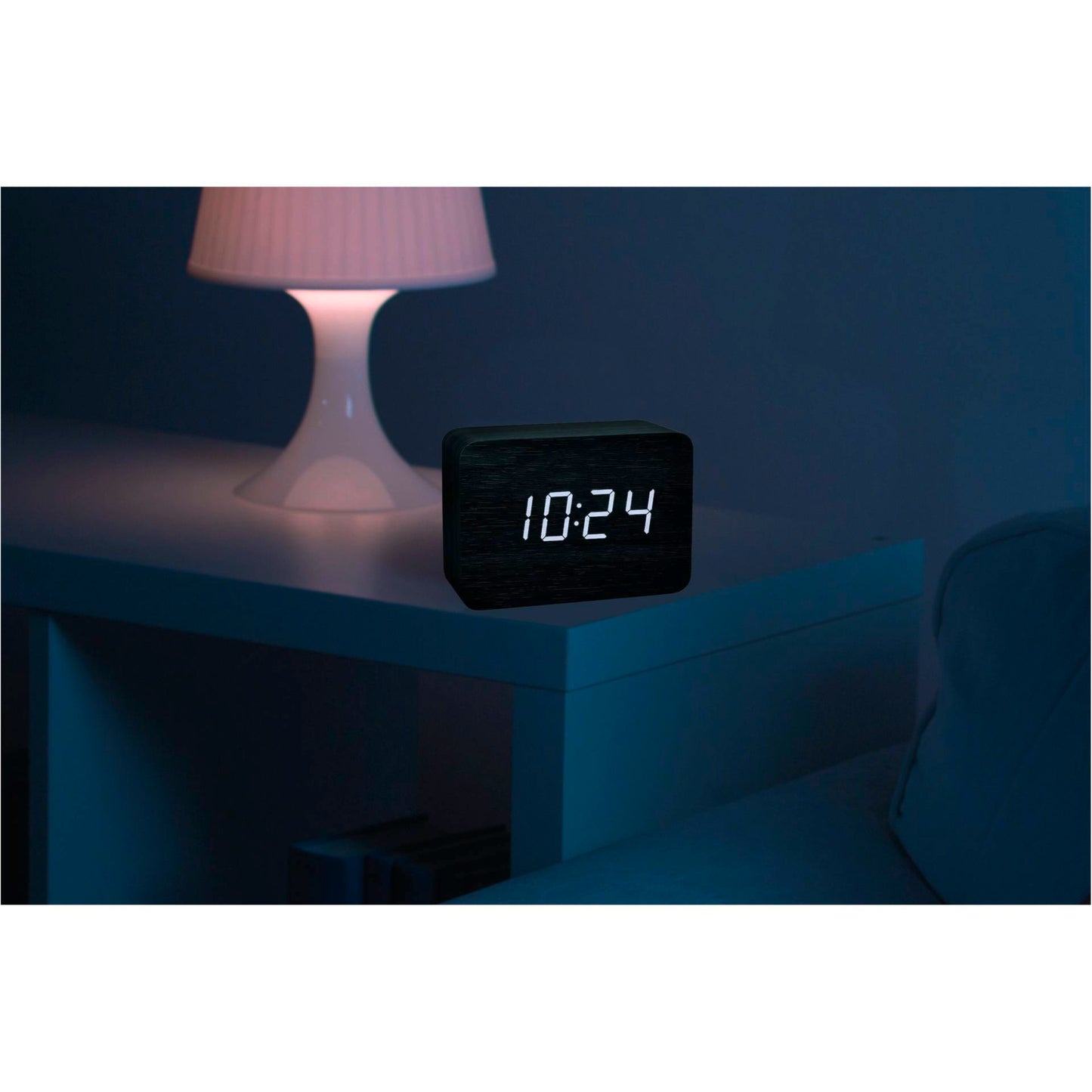 TFA 60.2549.01 Radio alarm clock black
