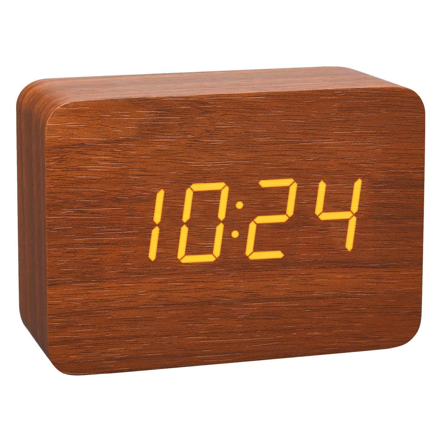 TFA 60.2549.08 CLOCCO Alarm Clock brown