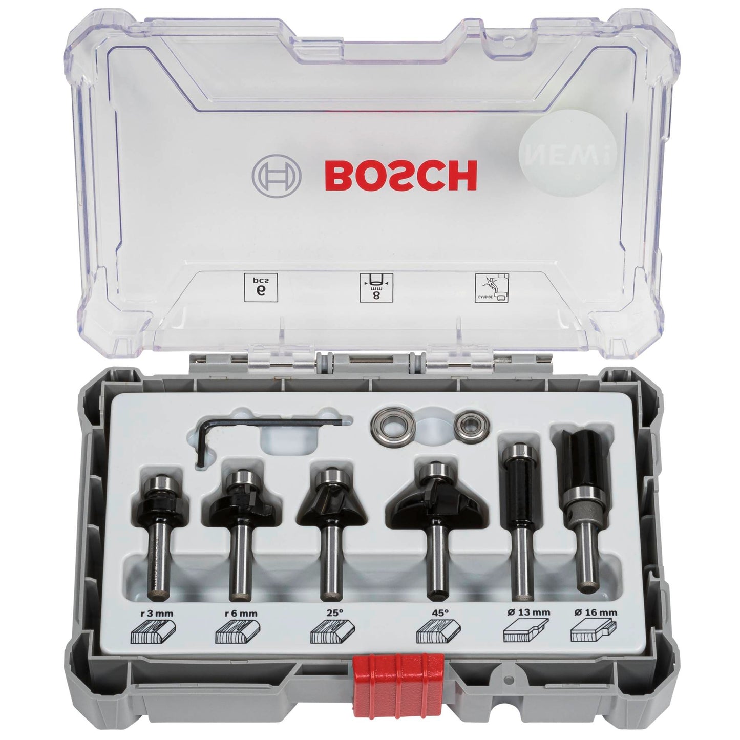 Bosch milling Set Trim&Edging 6tlg.