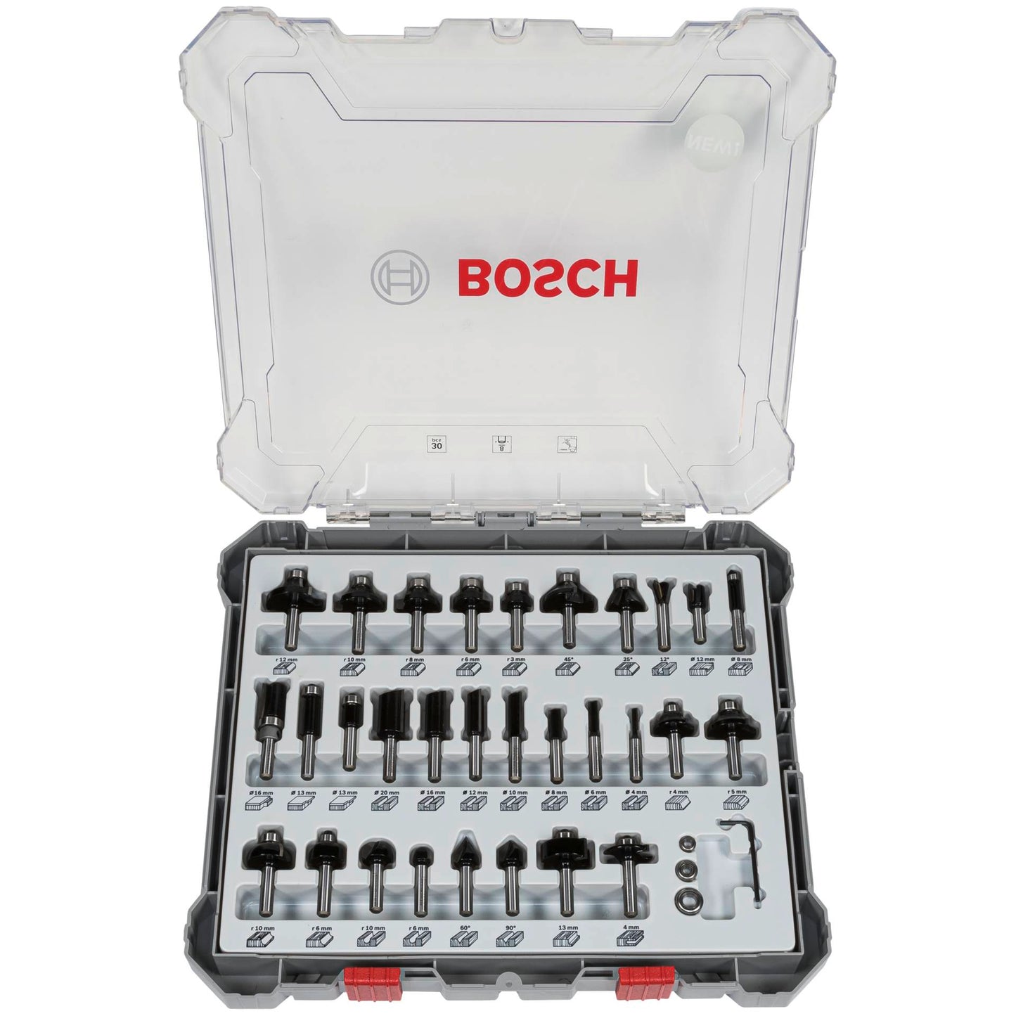 Bosch milling set Mixed 30 pi.