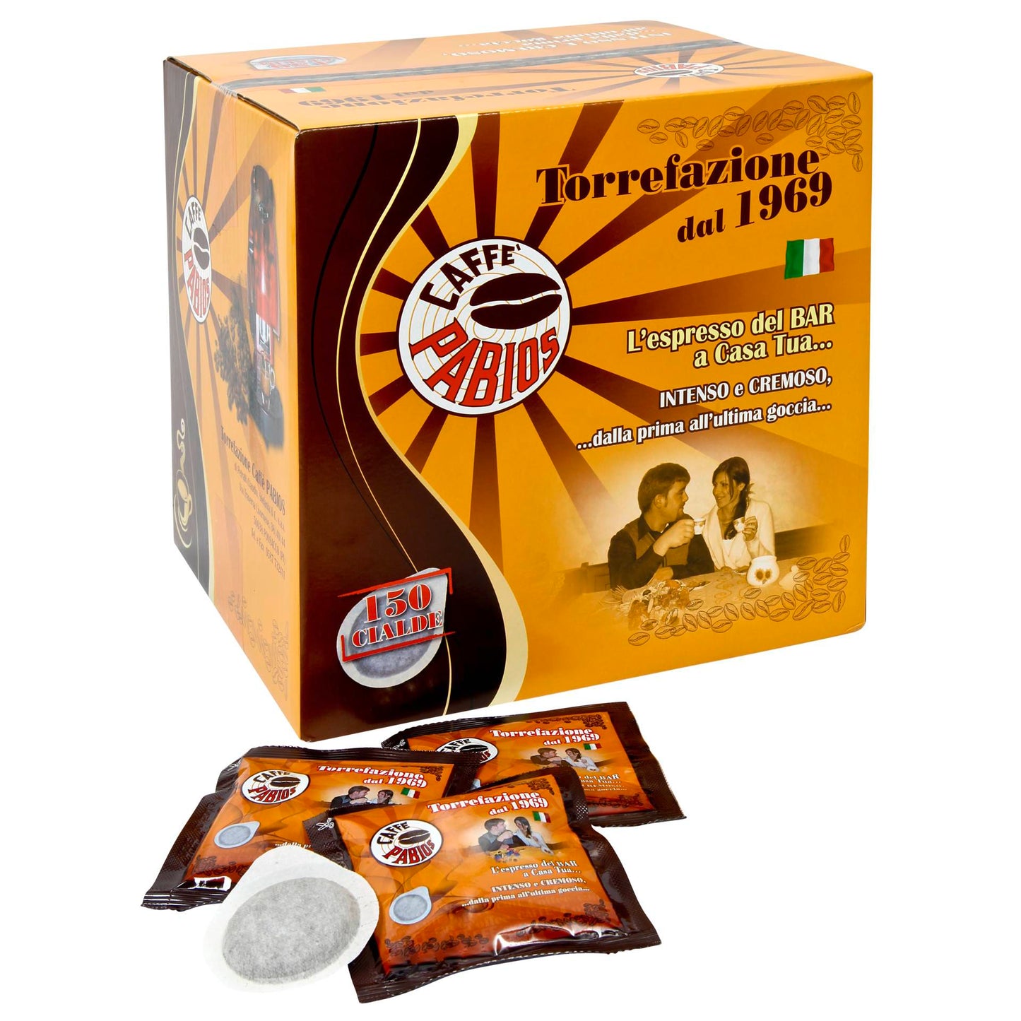 Caffè Pabios Extra Bar 150 Pods ESE