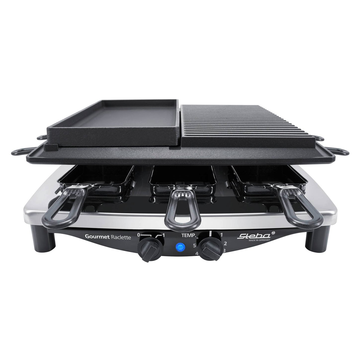 Steba RC 4 plus deluxe chrome Raclette