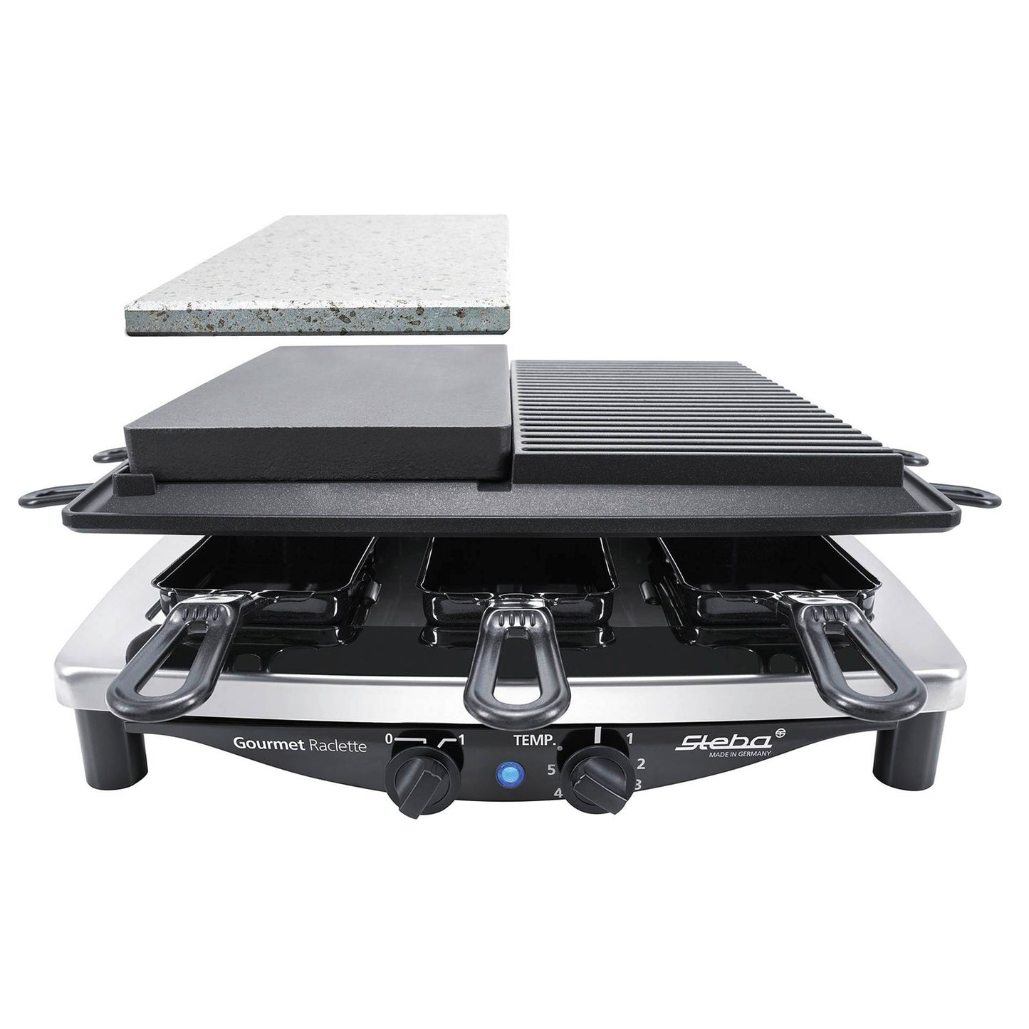 Steba RC 4 plus deluxe chrome Raclette
