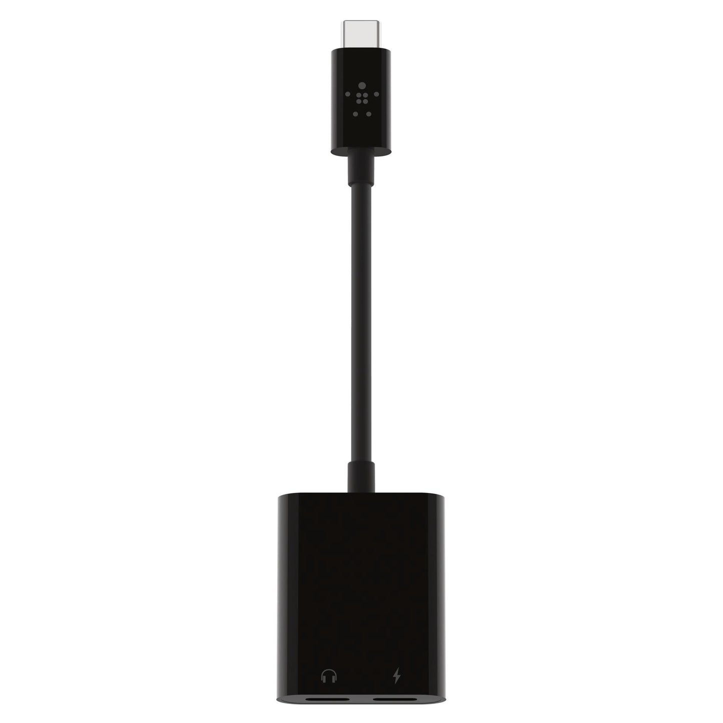 Belkin RockStar Connect USB-C Audio + Charge adapter black
