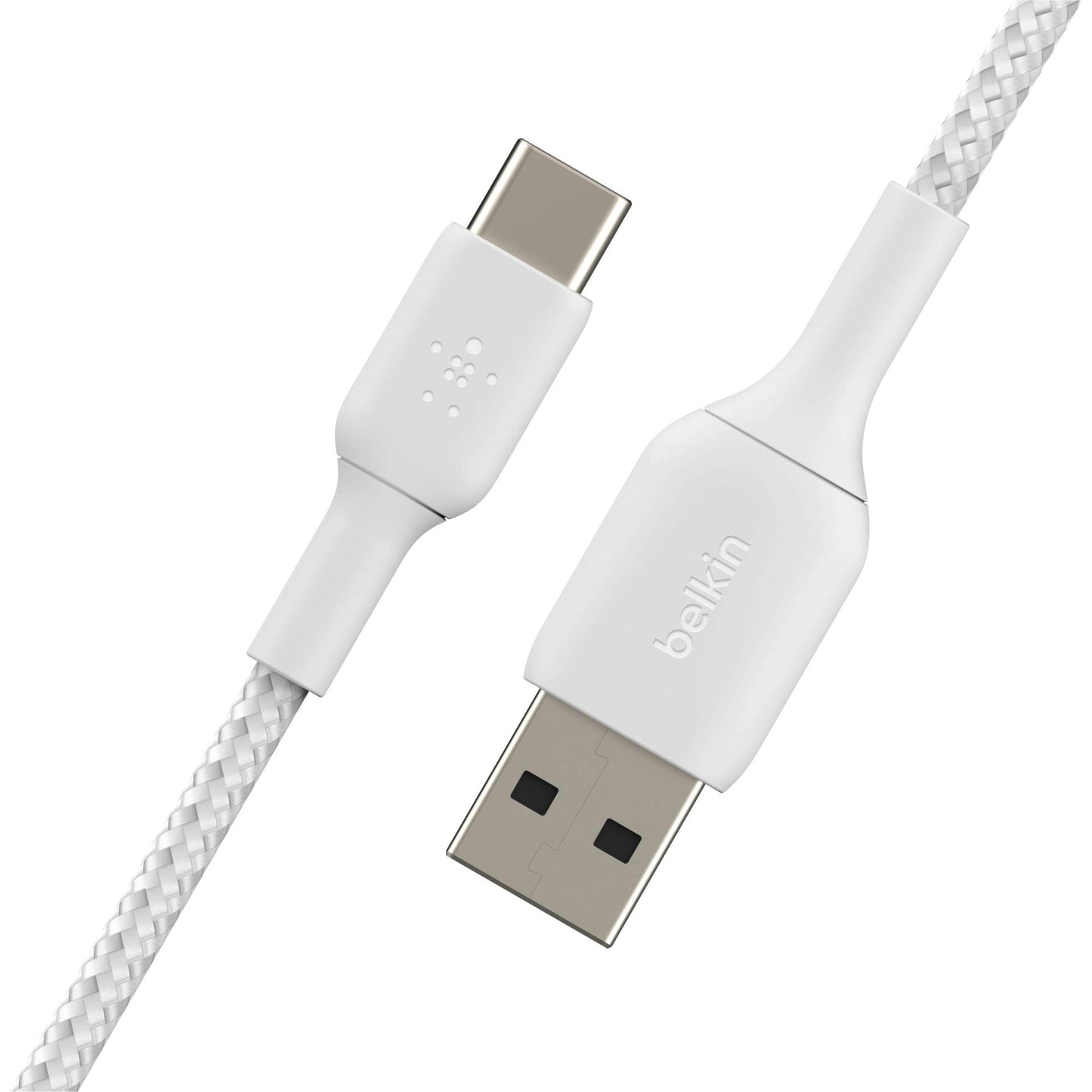 Belkin USB-C/USB-A Cable 3m braided, white CAB002bt3MWH