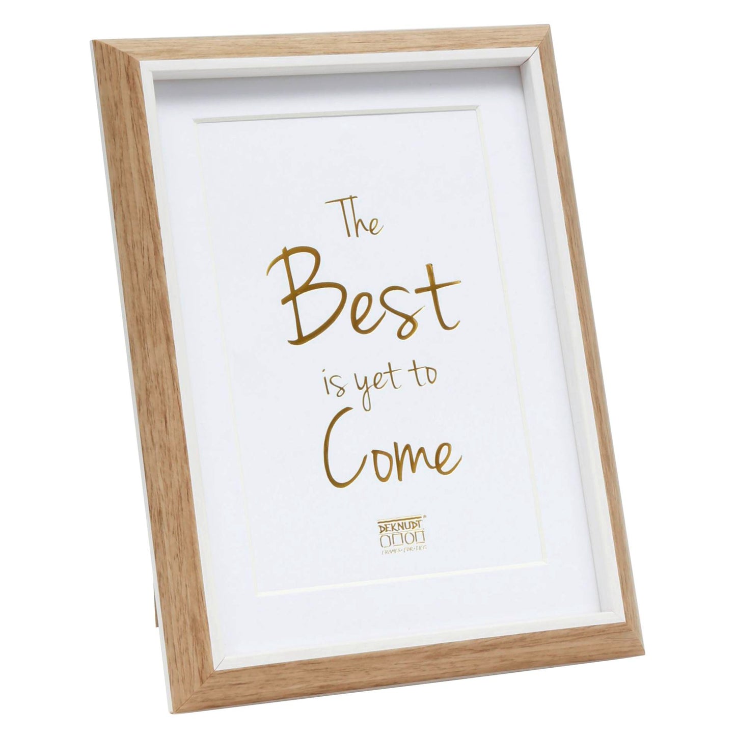 Deknudt S46WG4 P1 Resin 30x40 Nature/White with Passepartout