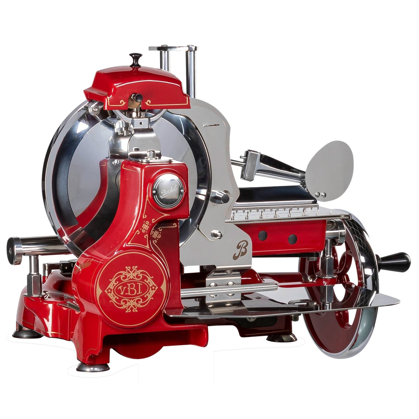 Berkel Volano Tribute red slicer with flywheel