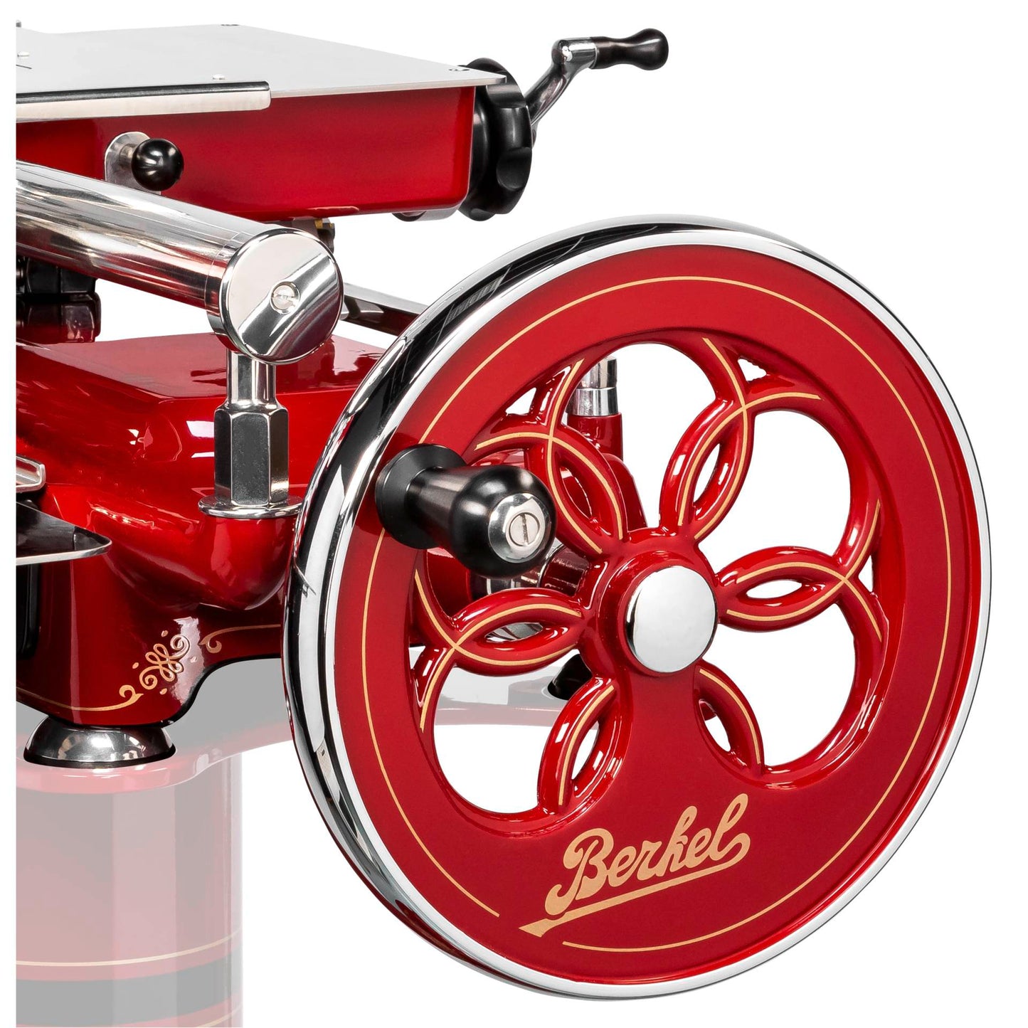 Berkel Volano Tribute red slicer with flywheel