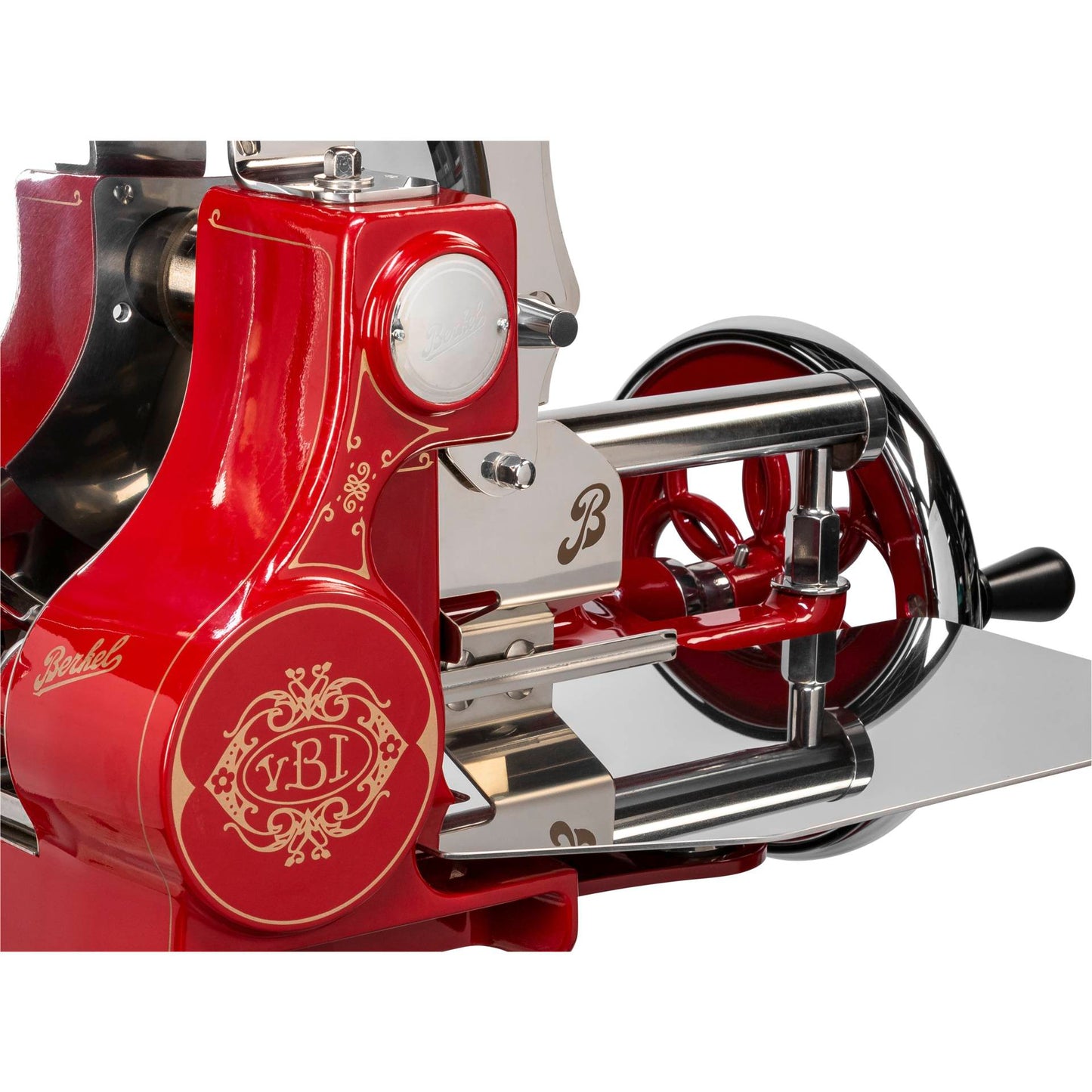 Berkel Volano Tribute red slicer with flywheel