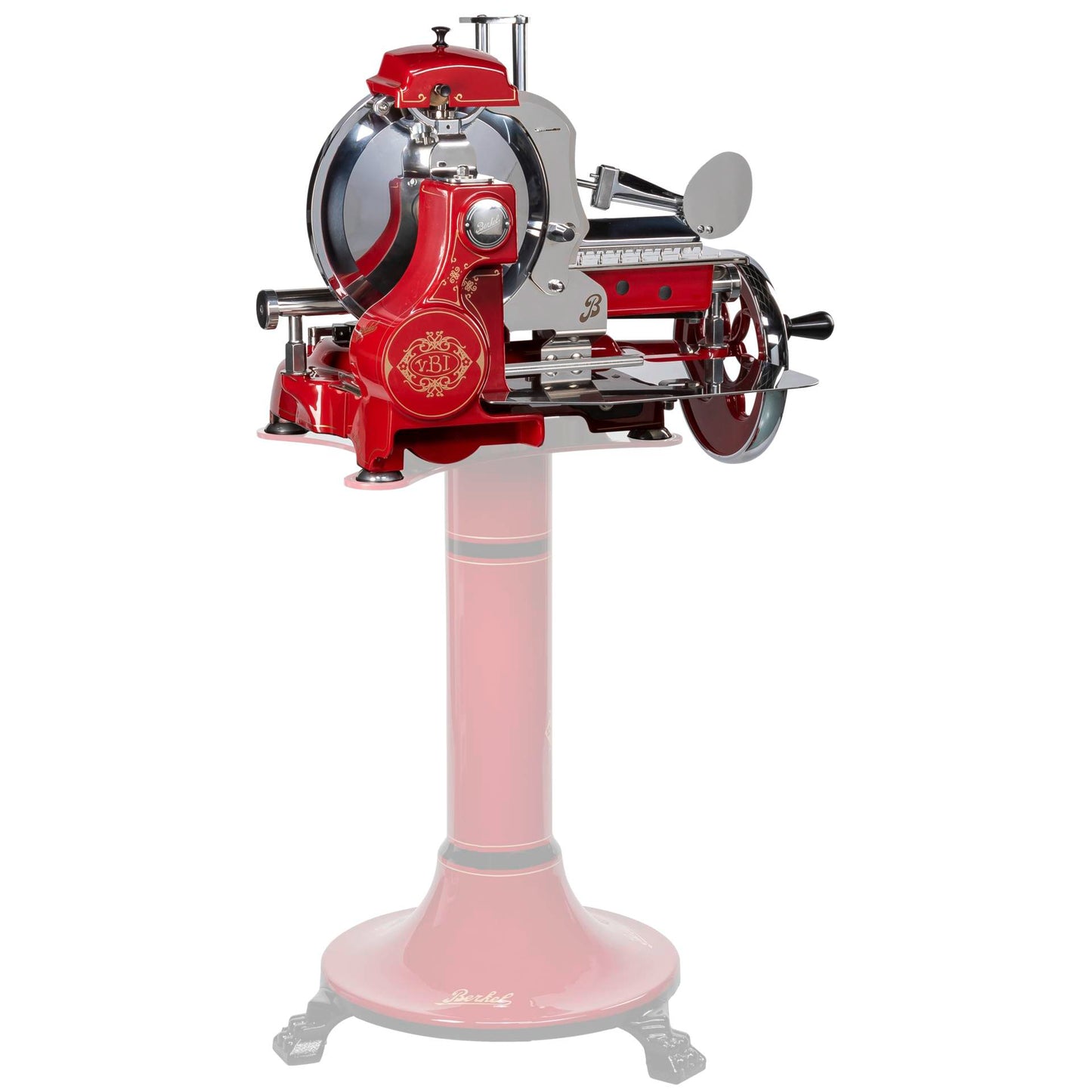 Berkel Volano Tribute red slicer with flywheel