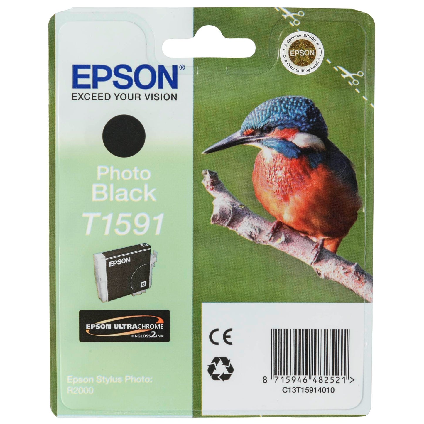 Epson ink cartridge photo black T 159 T 1591