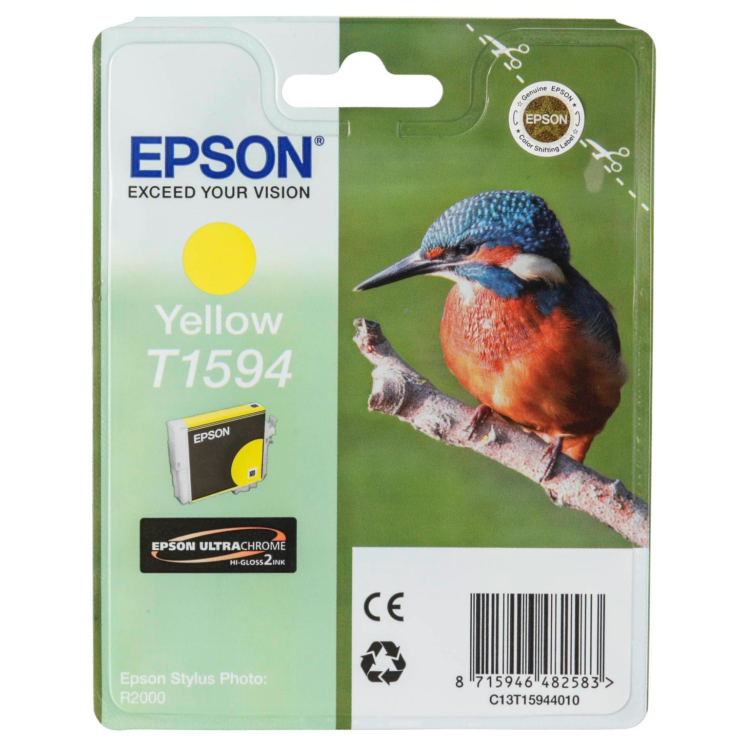 Epson ink cartridge yellow T 159 T 1594
