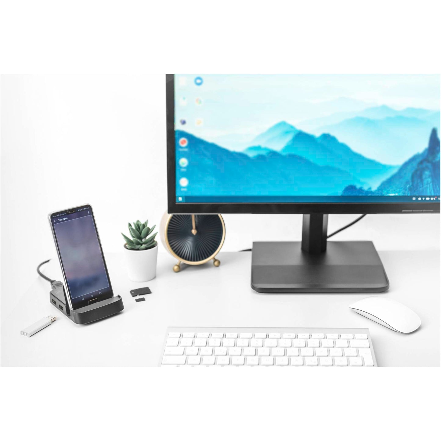 DIGITUS USB-C Smartphone Docking Station 6-Port