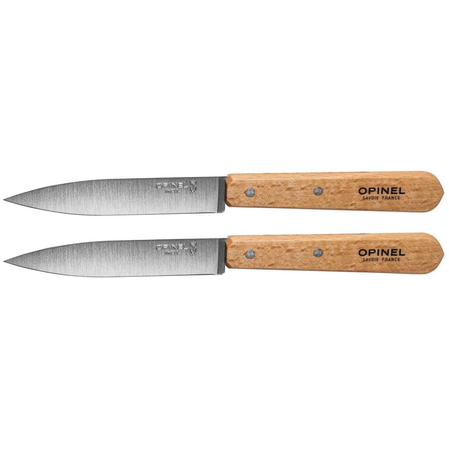 Opinel set of 2 paring knives N. 112 natural
