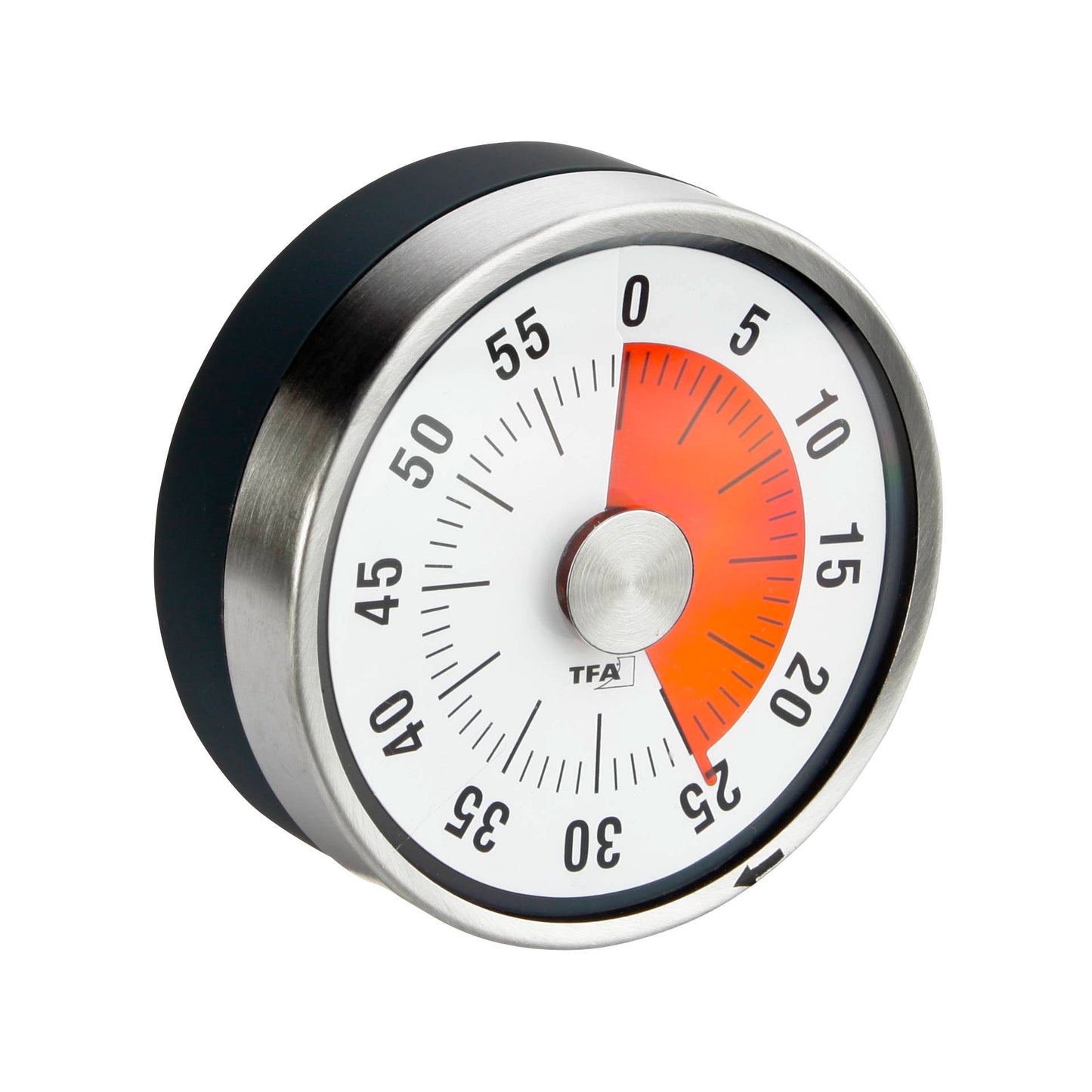 TFA 38.1028.10      black/silver puck kitchen timer
