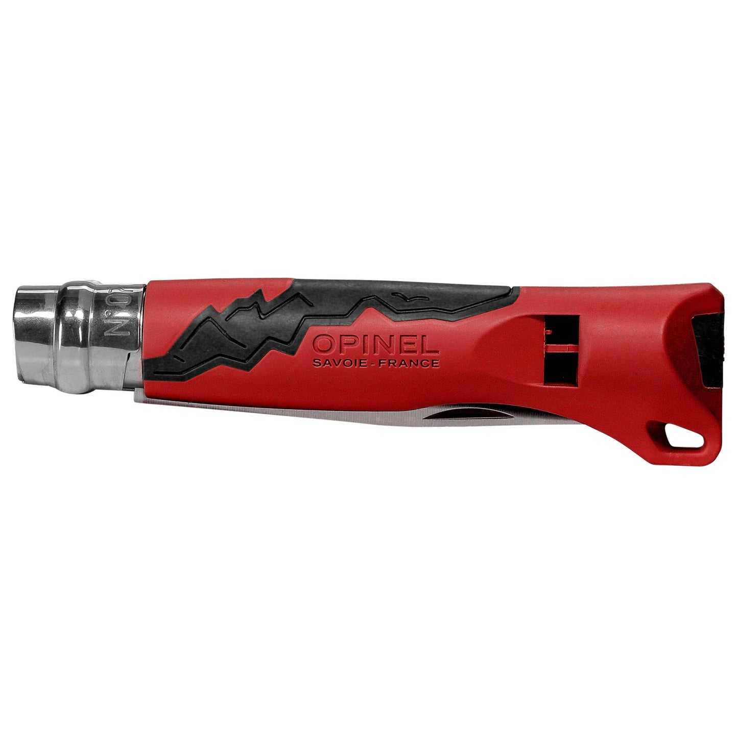 Opinel No. 07 Outdoor Junior red w. whistle