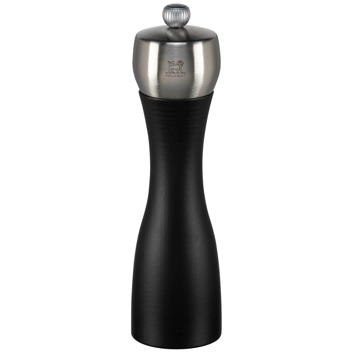 Peugeot FIDJI pepper mill beech wood matt black 20 cm
